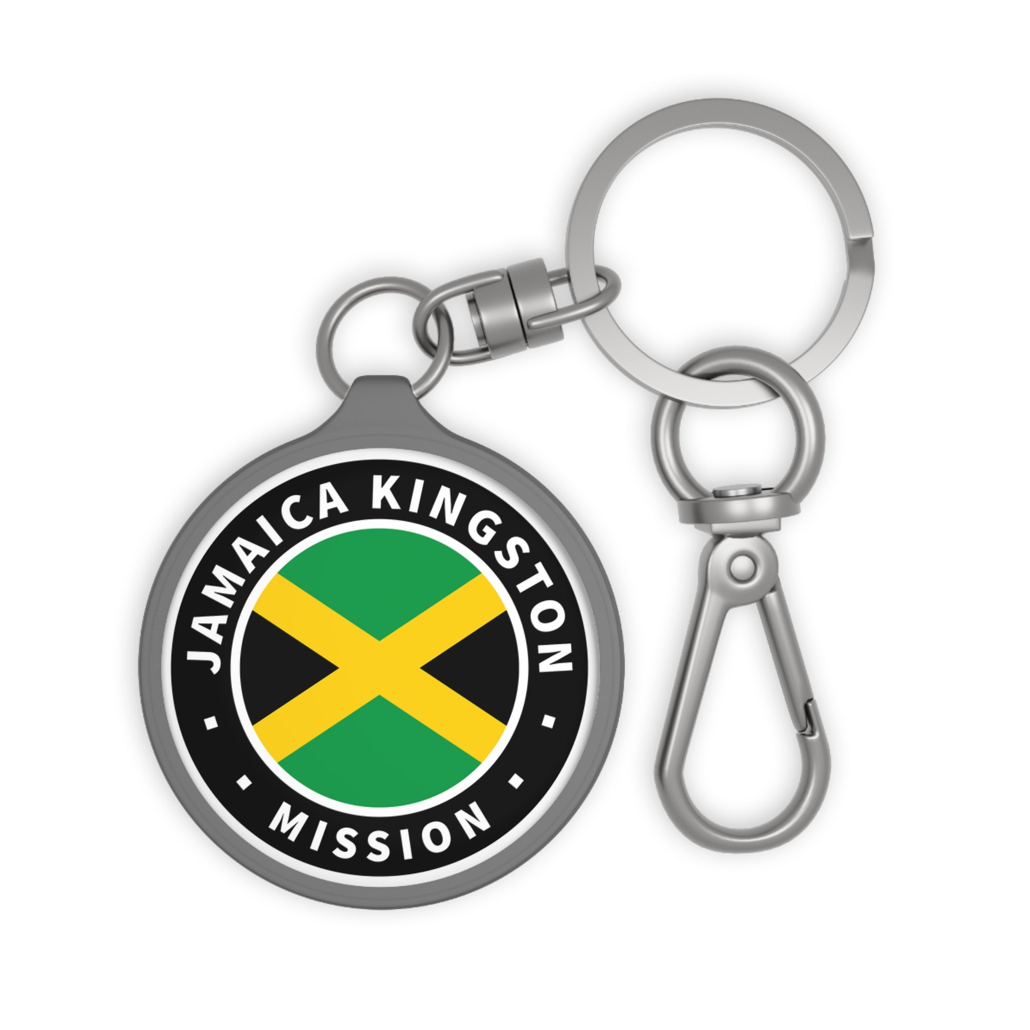 Jamaica Kingston Mission Circle Flag Key Tag - Mission Wishlist - LDS Missionary Gift Store