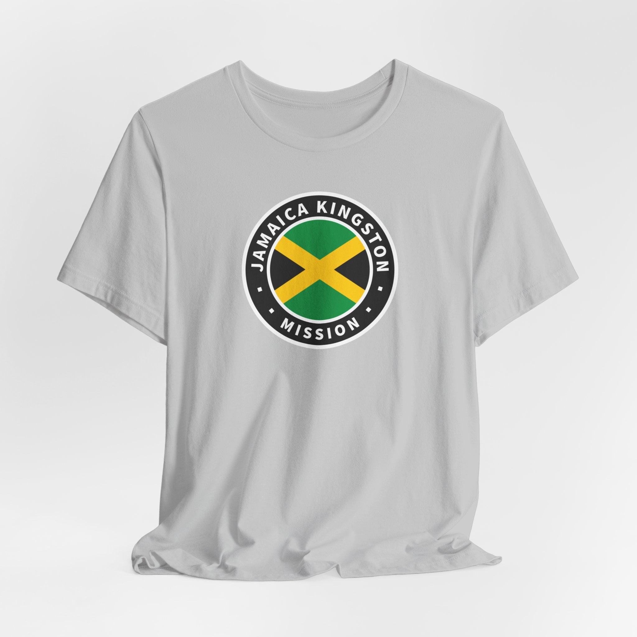 Jamaica Kingston Mission Flag Logo (Black Border) T-shirt - Mission Wishlist - LDS Missionary Gift Store