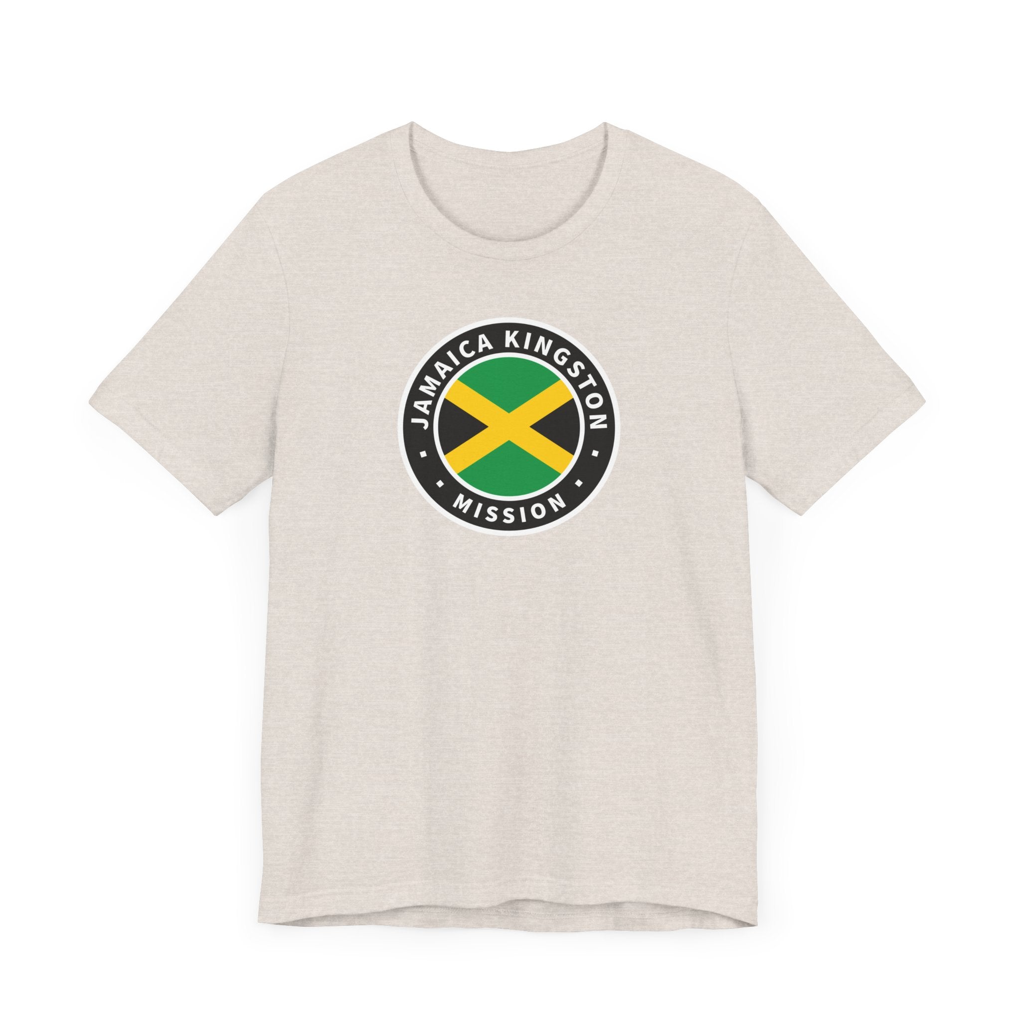 Jamaica Kingston Mission Flag Logo (Black Border) T-shirt - Mission Wishlist - LDS Missionary Gift Store