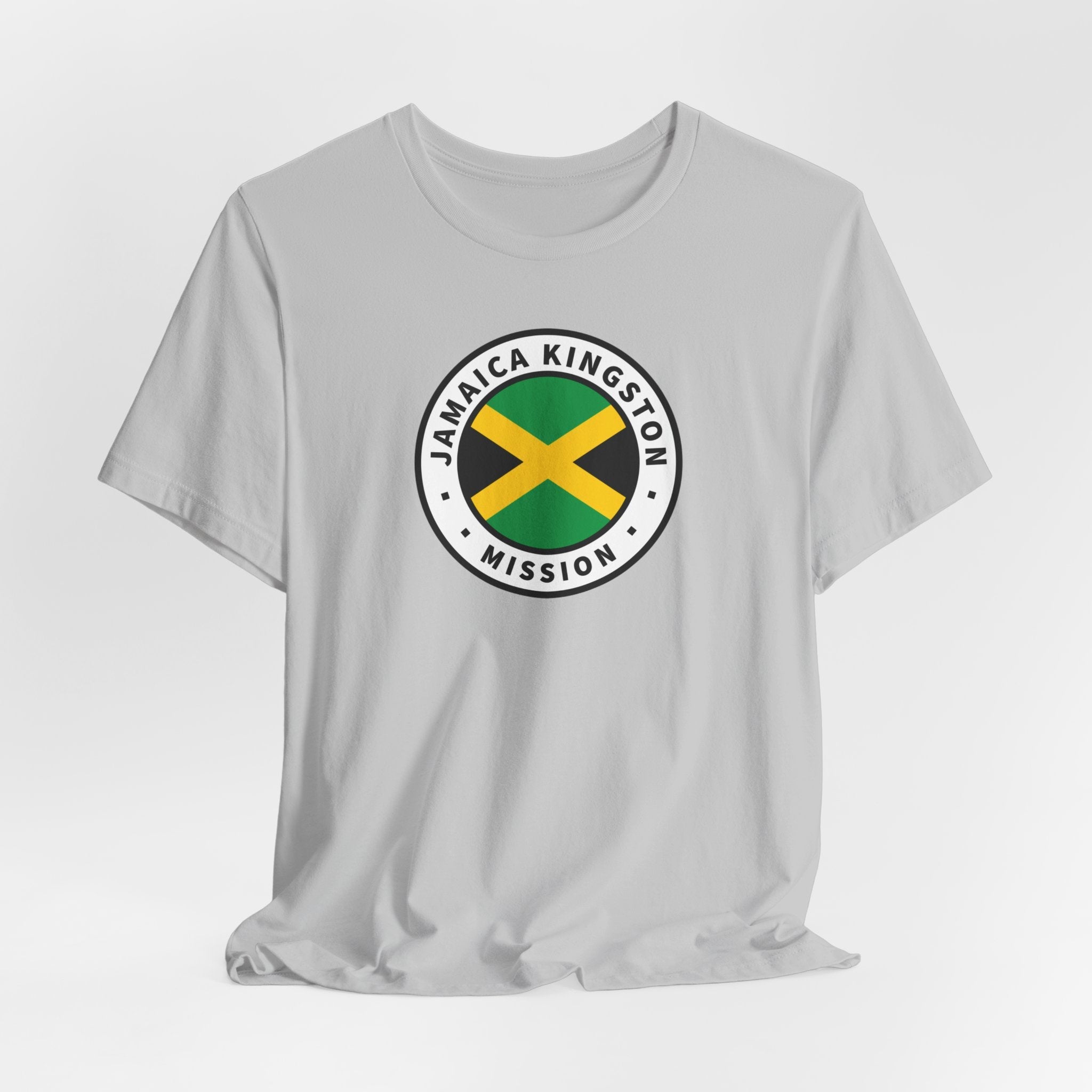 Jamaica Kingston Mission Flag Logo (White Border) T-shirt - Mission Wishlist - LDS Missionary Gift Store