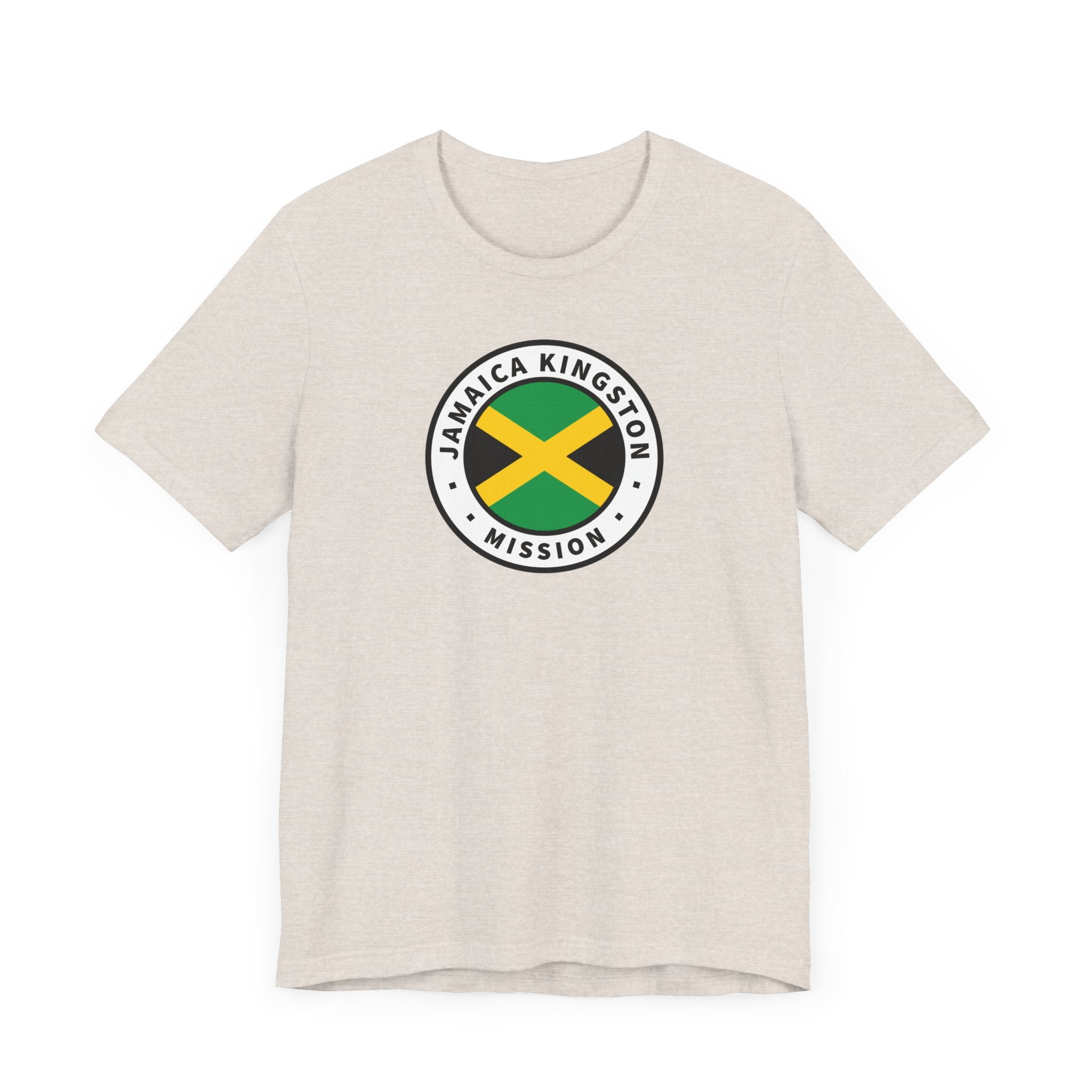 Jamaica Kingston Mission Flag Logo (White Border) T-shirt - Mission Wishlist - LDS Missionary Gift Store