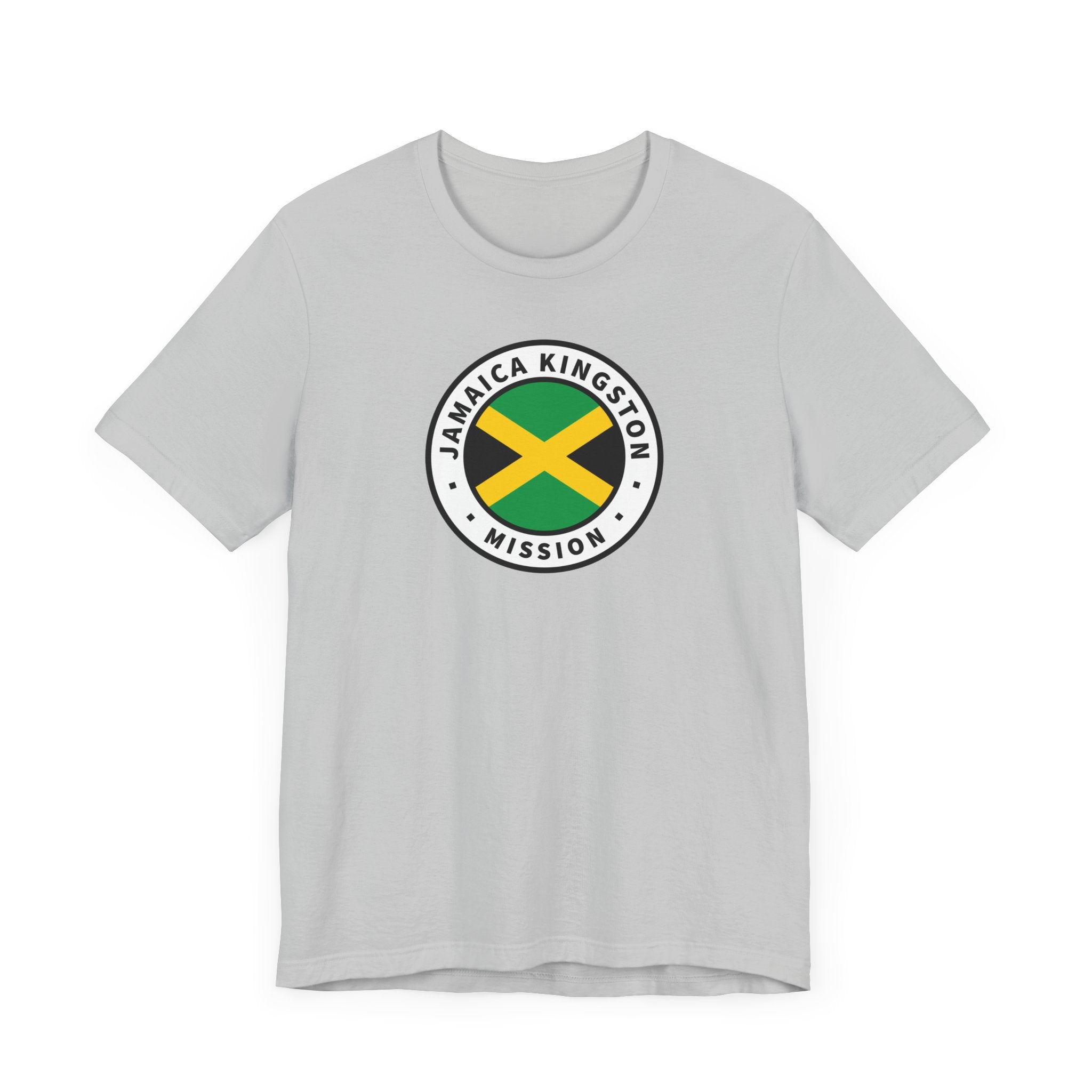 Jamaica Kingston Mission Flag Logo (White Border) T-shirt - Mission Wishlist - LDS Missionary Gift Store