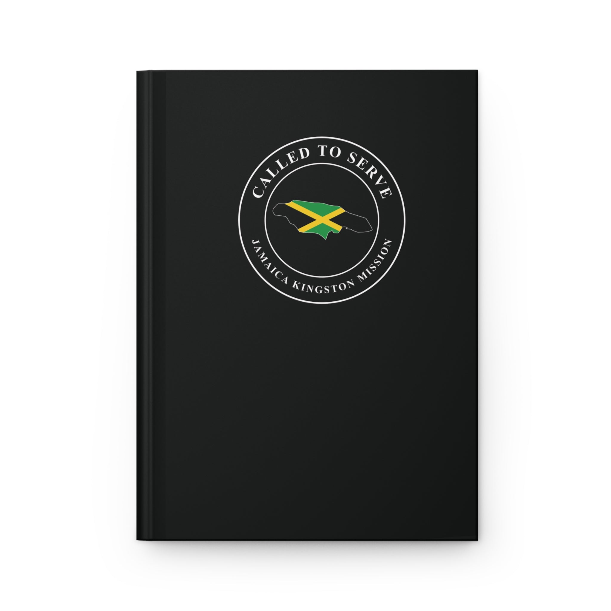 Jamaica Kingston Mission Flag Map Called to Serve Black Hardcover Journal Matte - Mission Wishlist - LDS Missionary Gift Store