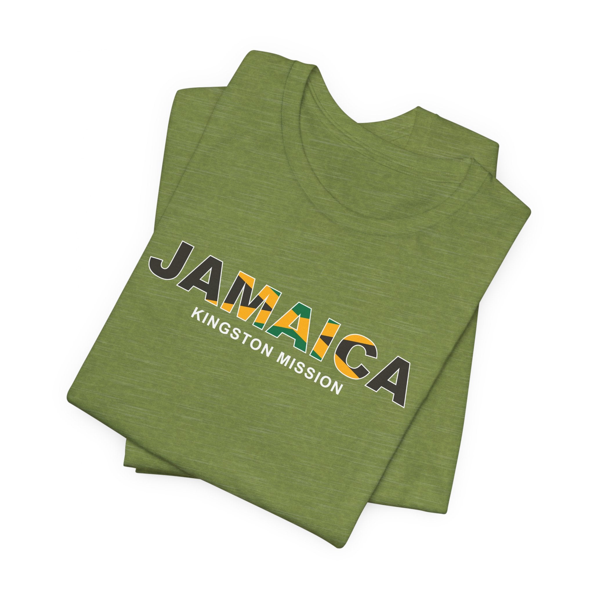 Jamaica Kingston Mission Flag Title T-shirt - Mission Wishlist - LDS Missionary Gift Store