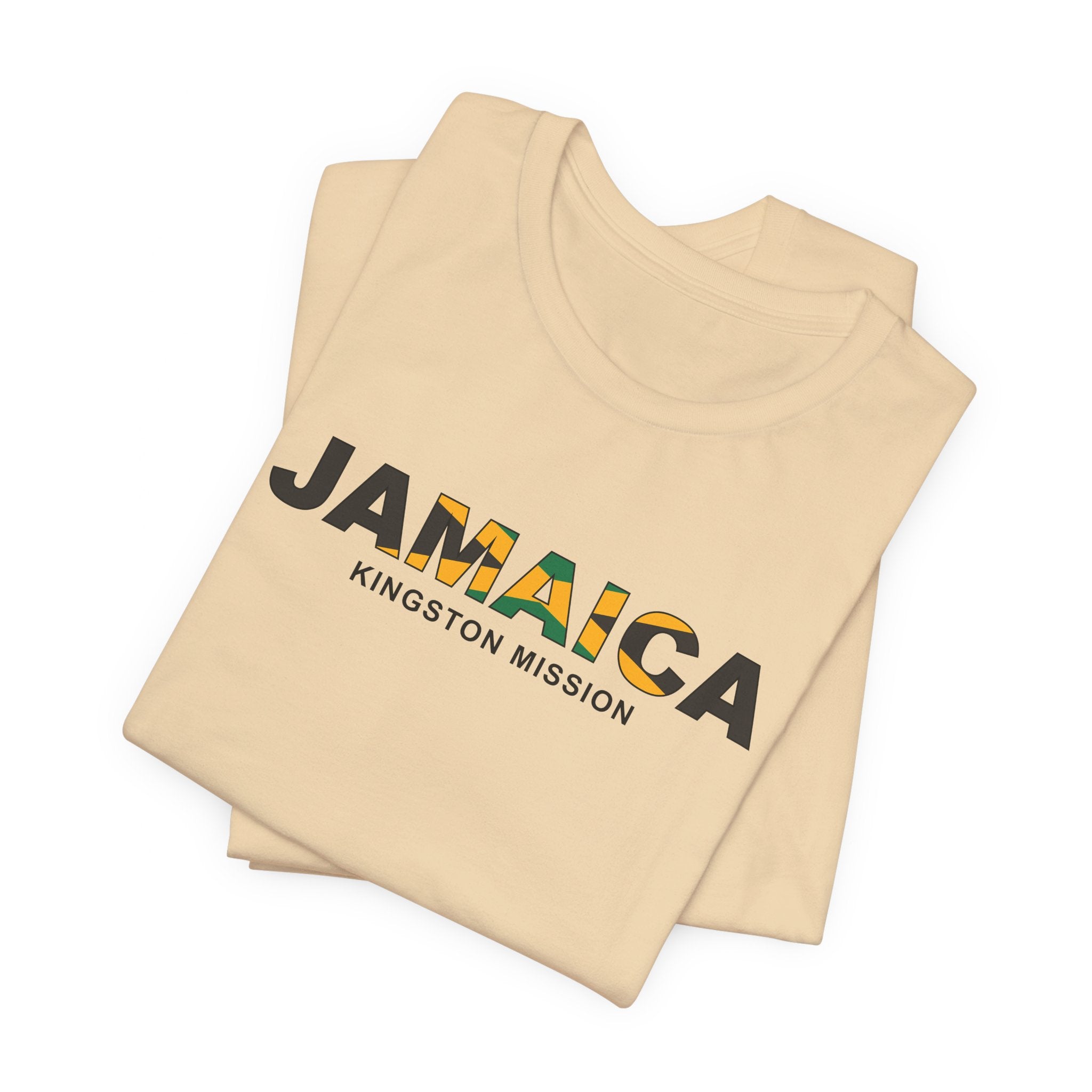 Jamaica Kingston Mission Flag Title T-shirt - Mission Wishlist - LDS Missionary Gift Store