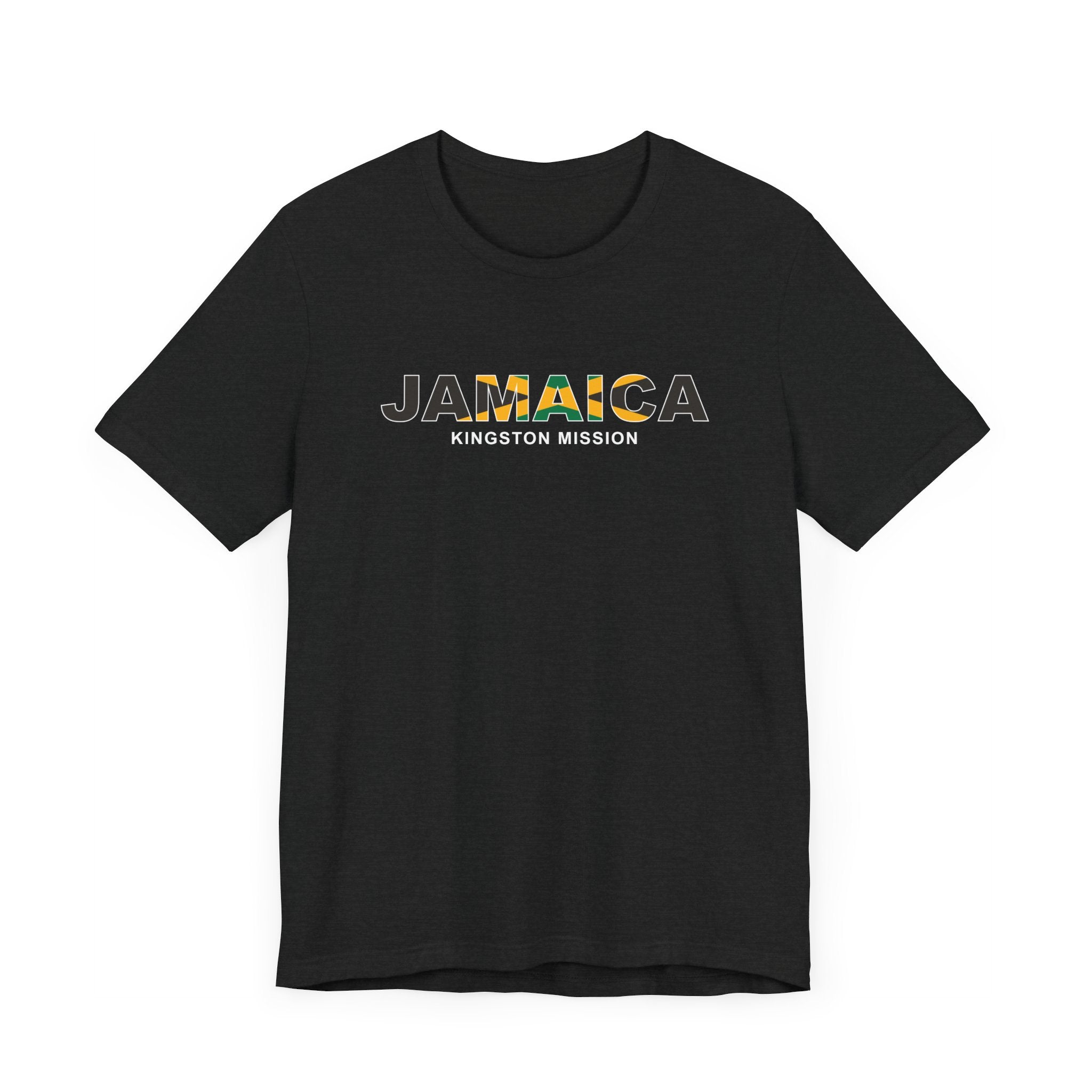 Jamaica Kingston Mission Flag Title T-shirt - Mission Wishlist - LDS Missionary Gift Store