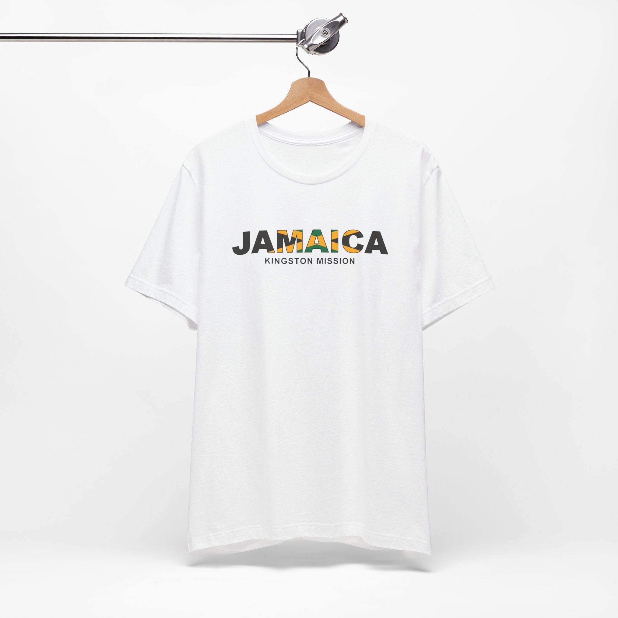 Jamaica Kingston Mission Flag Title T-shirt - Mission Wishlist - LDS Missionary Gift Store