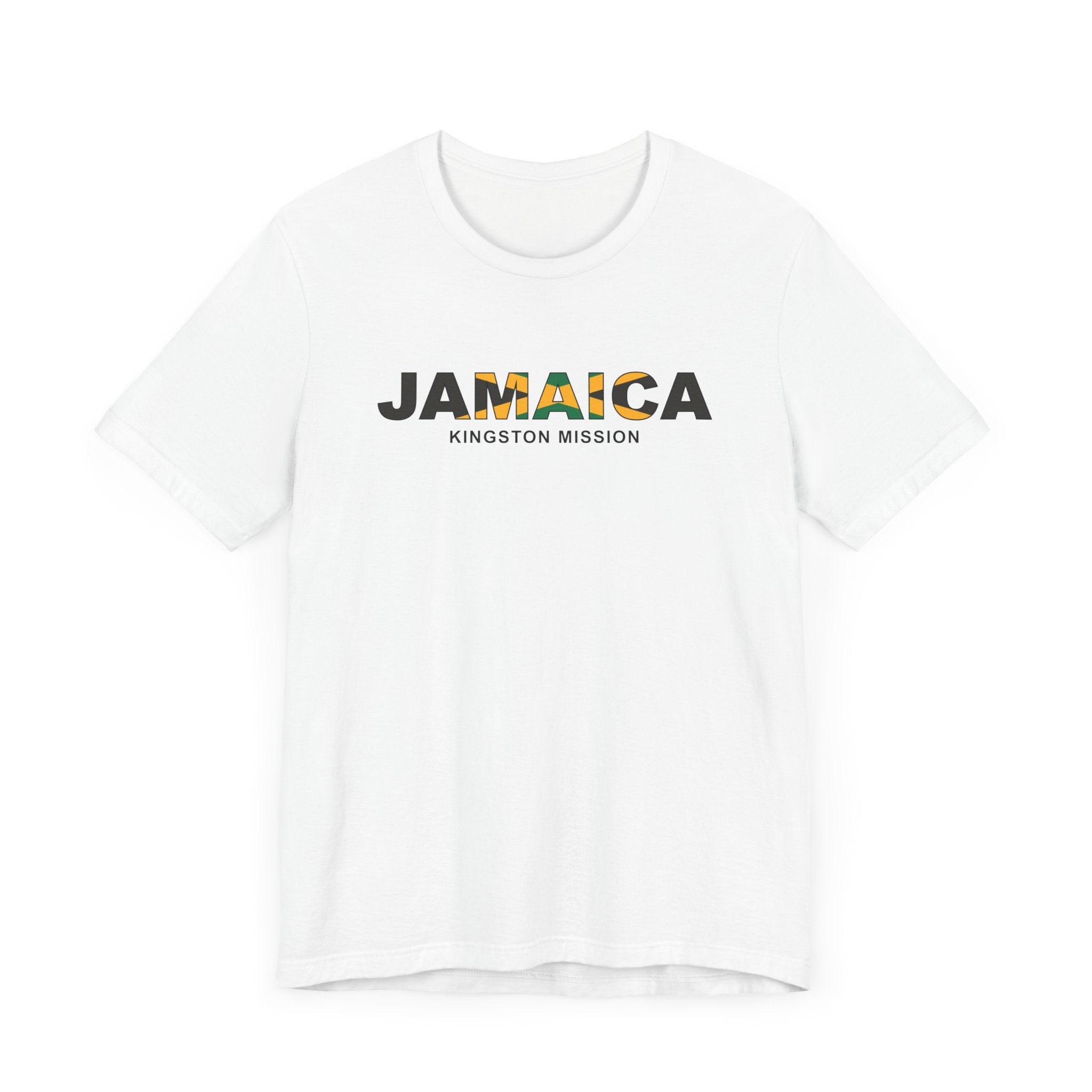 Jamaica Kingston Mission Flag Title T-shirt - Mission Wishlist - LDS Missionary Gift Store