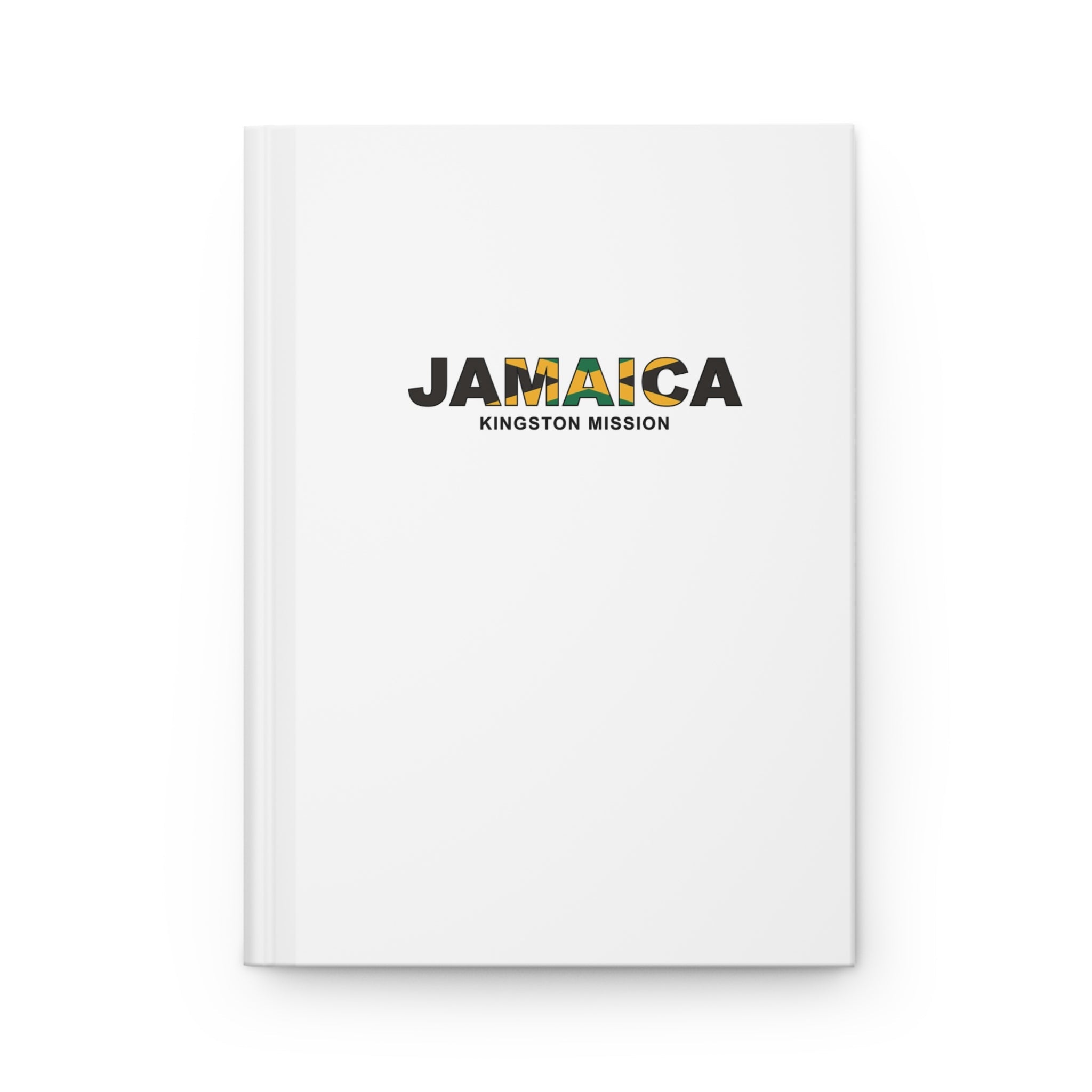 Jamaica Kingston Mission Flag Title White Hardcover Journal Matte - Mission Wishlist - LDS Missionary Gift Store