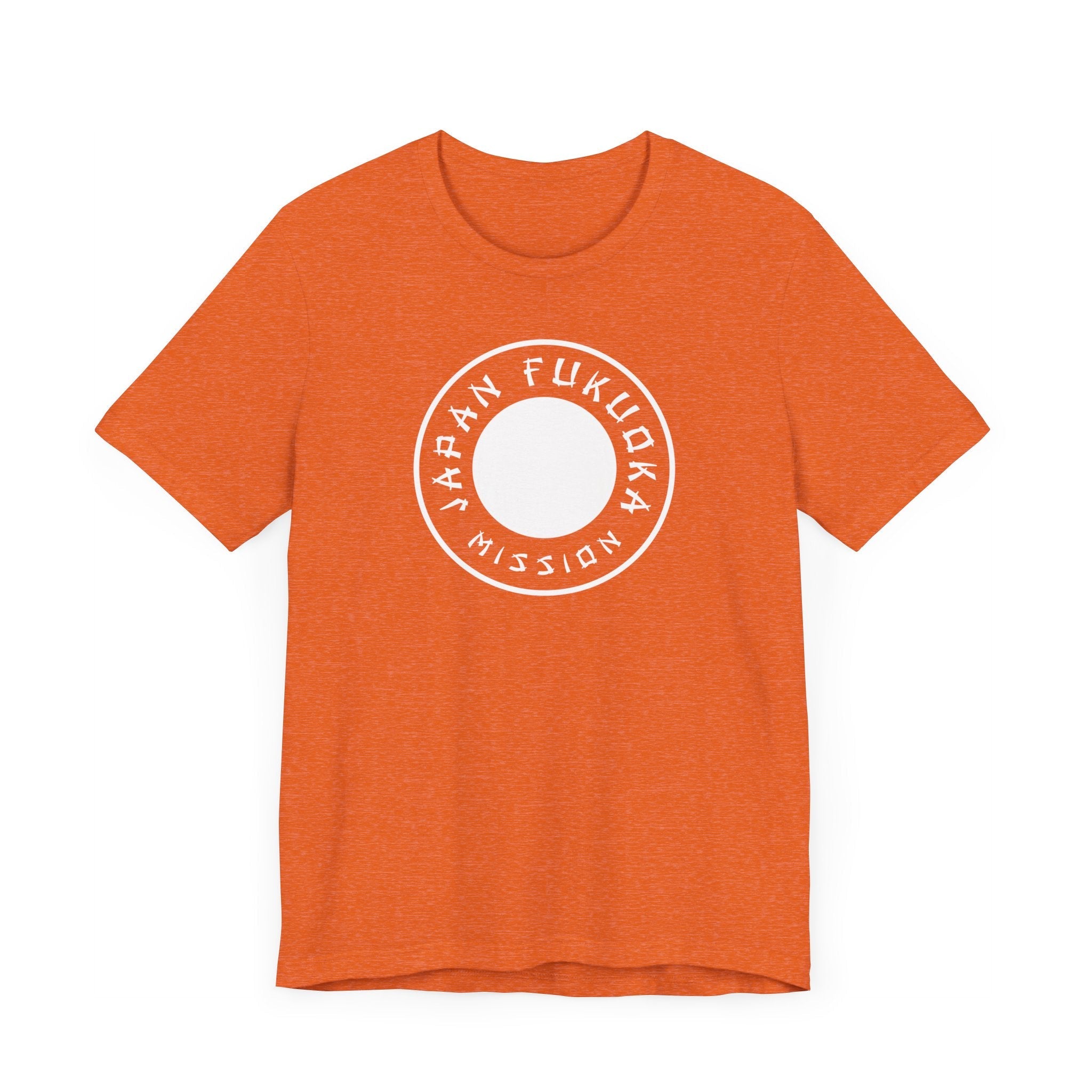 Japan Fukuoka Mission Circular Monochrome Logo T-Shirt - Mission Wishlist - LDS Missionary Gift Store