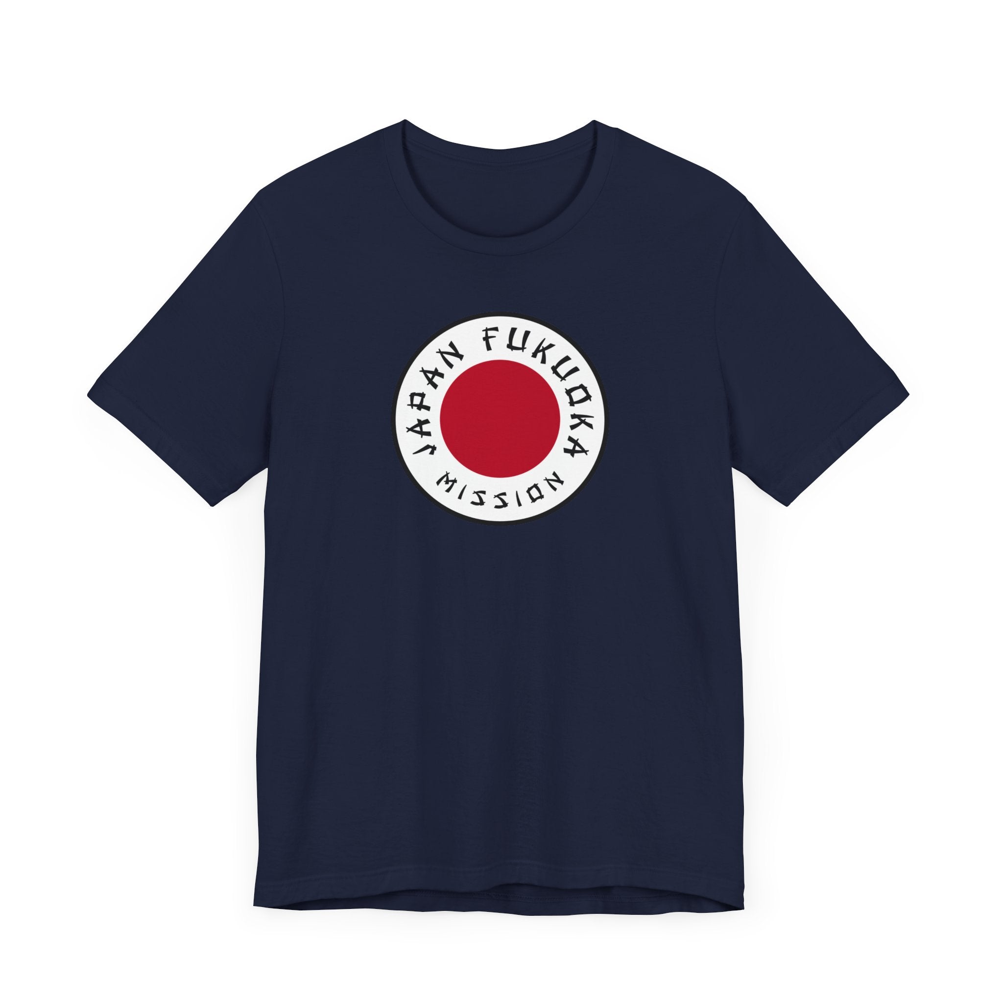 Japan Fukuoka Mission Flag Logo (White Border) T-shirt - Mission Wishlist - LDS Missionary Gift Store