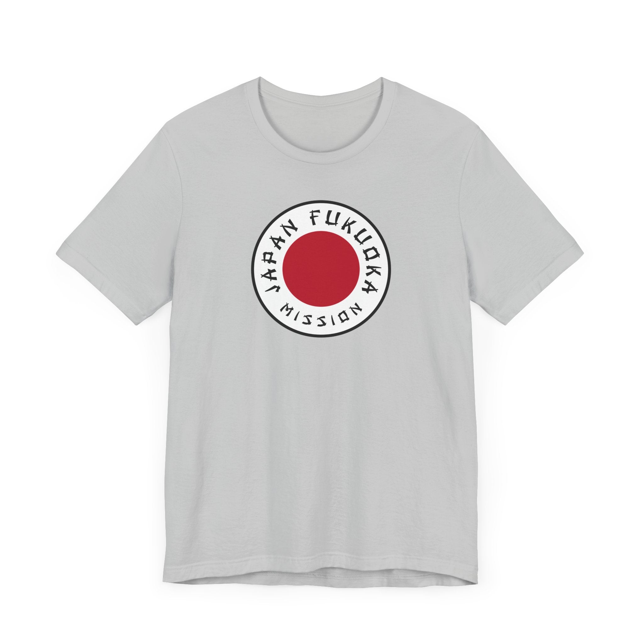 Japan Fukuoka Mission Flag Logo (White Border) T-shirt - Mission Wishlist - LDS Missionary Gift Store