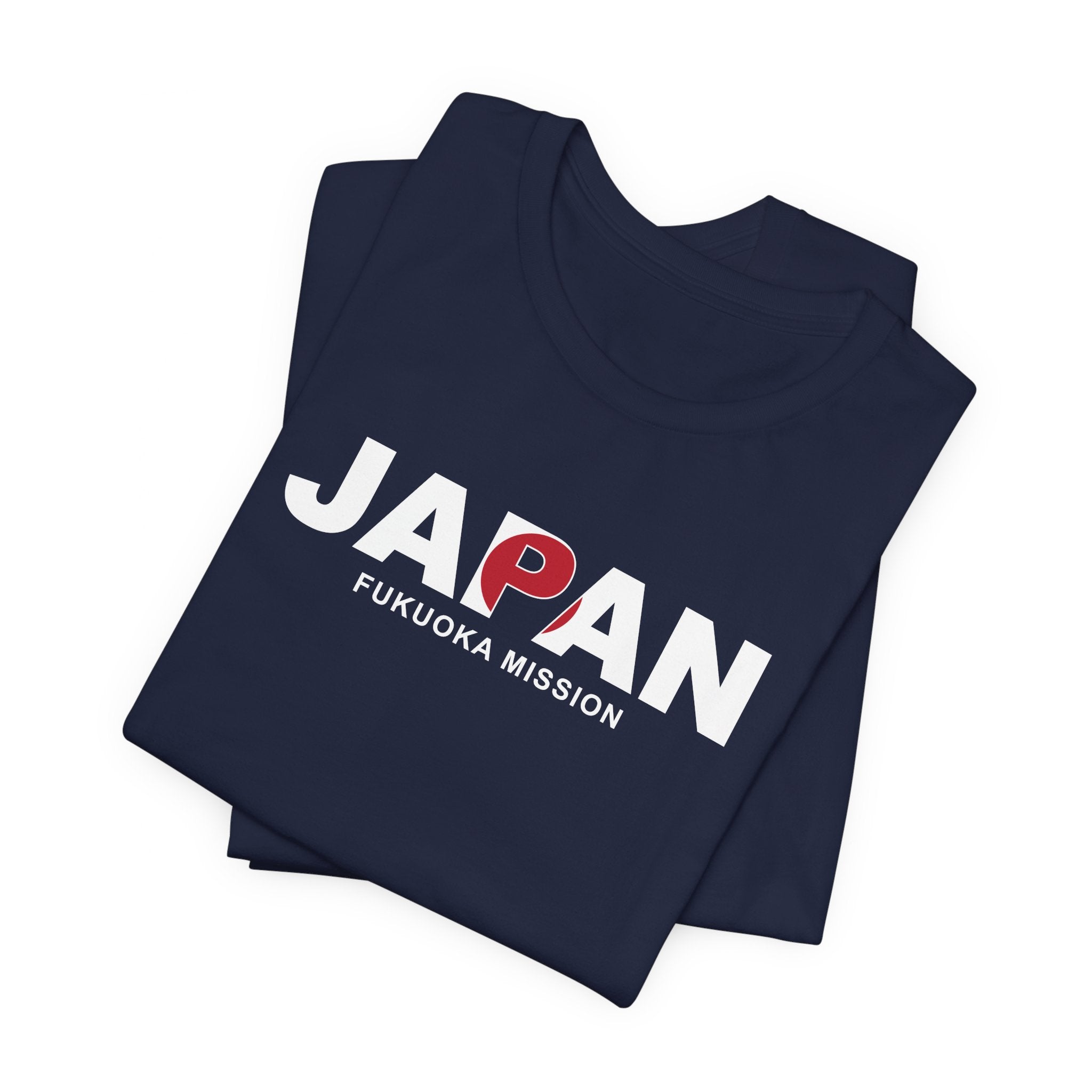 Japan Fukuoka Mission Flag Title T-shirt - Mission Wishlist - LDS Missionary Gift Store
