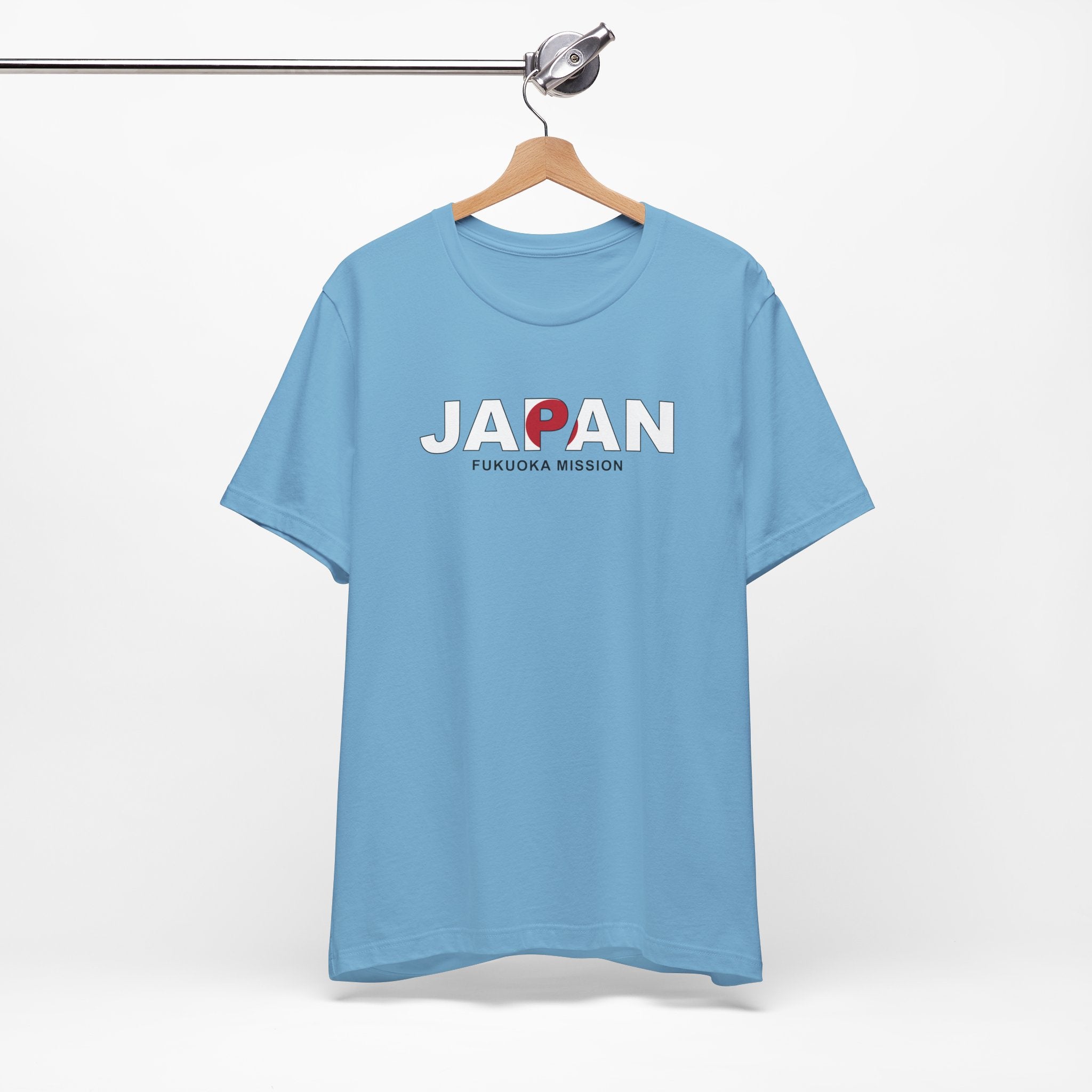 Japan Fukuoka Mission Flag Title T-shirt - Mission Wishlist - LDS Missionary Gift Store