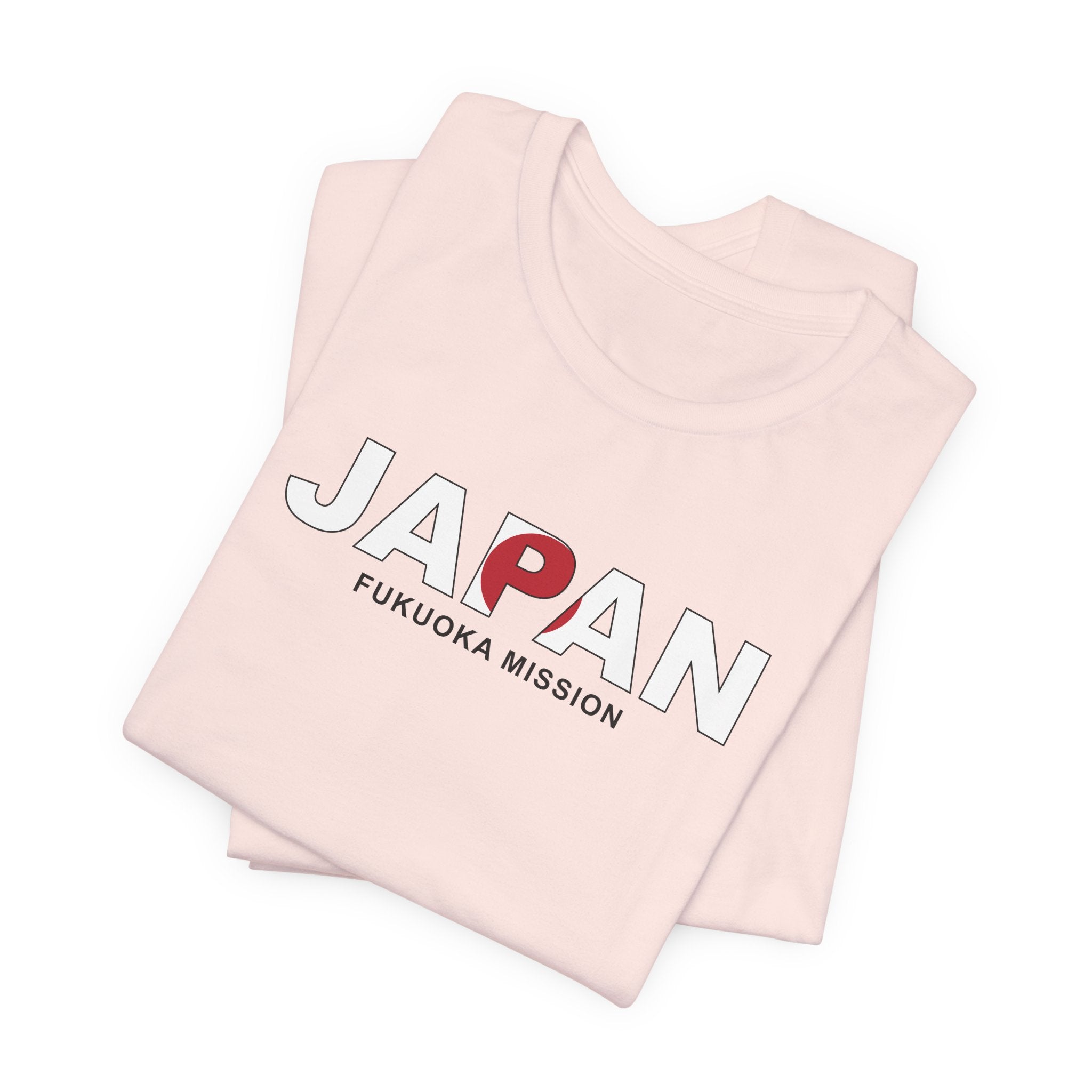 Japan Fukuoka Mission Flag Title T-shirt - Mission Wishlist - LDS Missionary Gift Store
