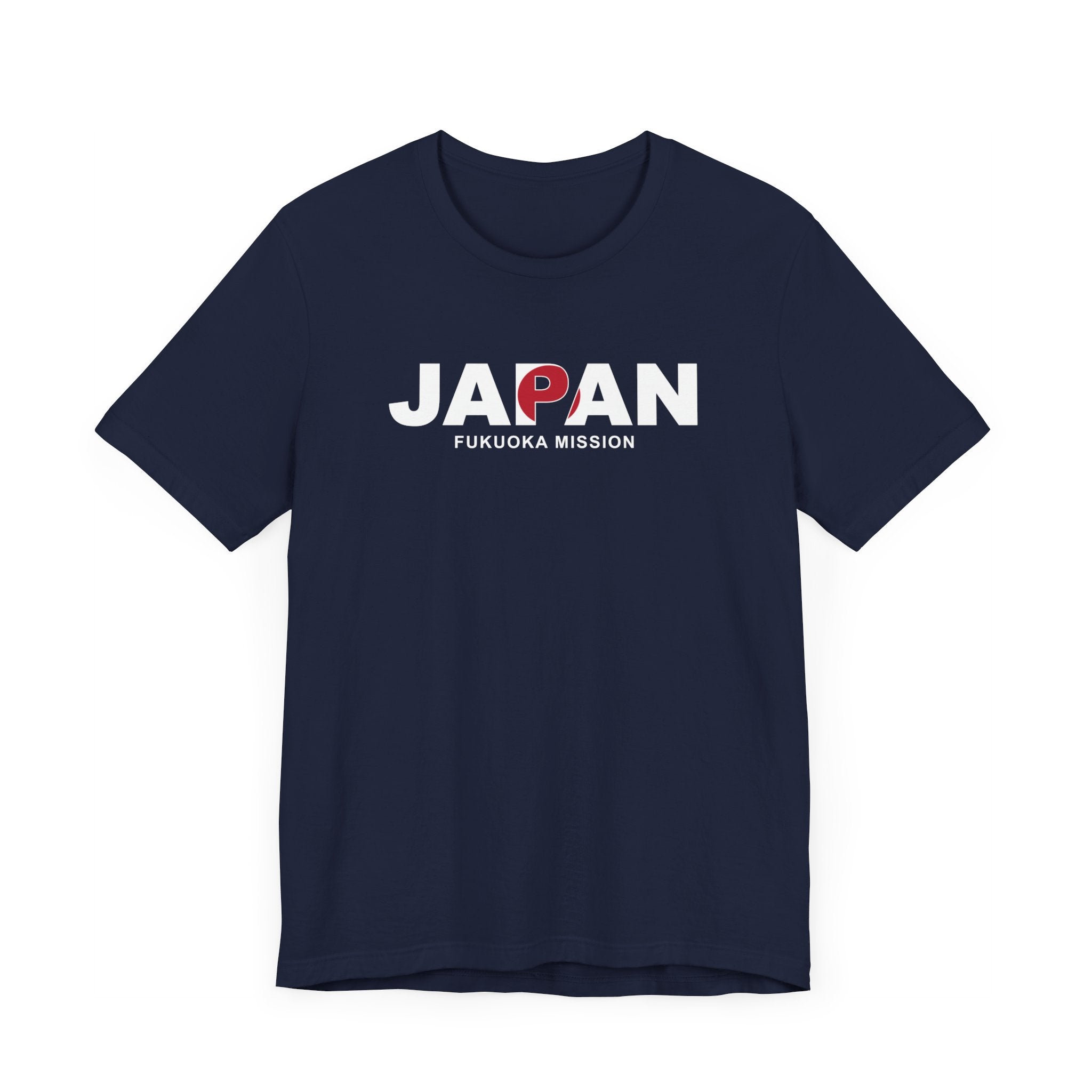Japan Fukuoka Mission Flag Title T-shirt - Mission Wishlist - LDS Missionary Gift Store