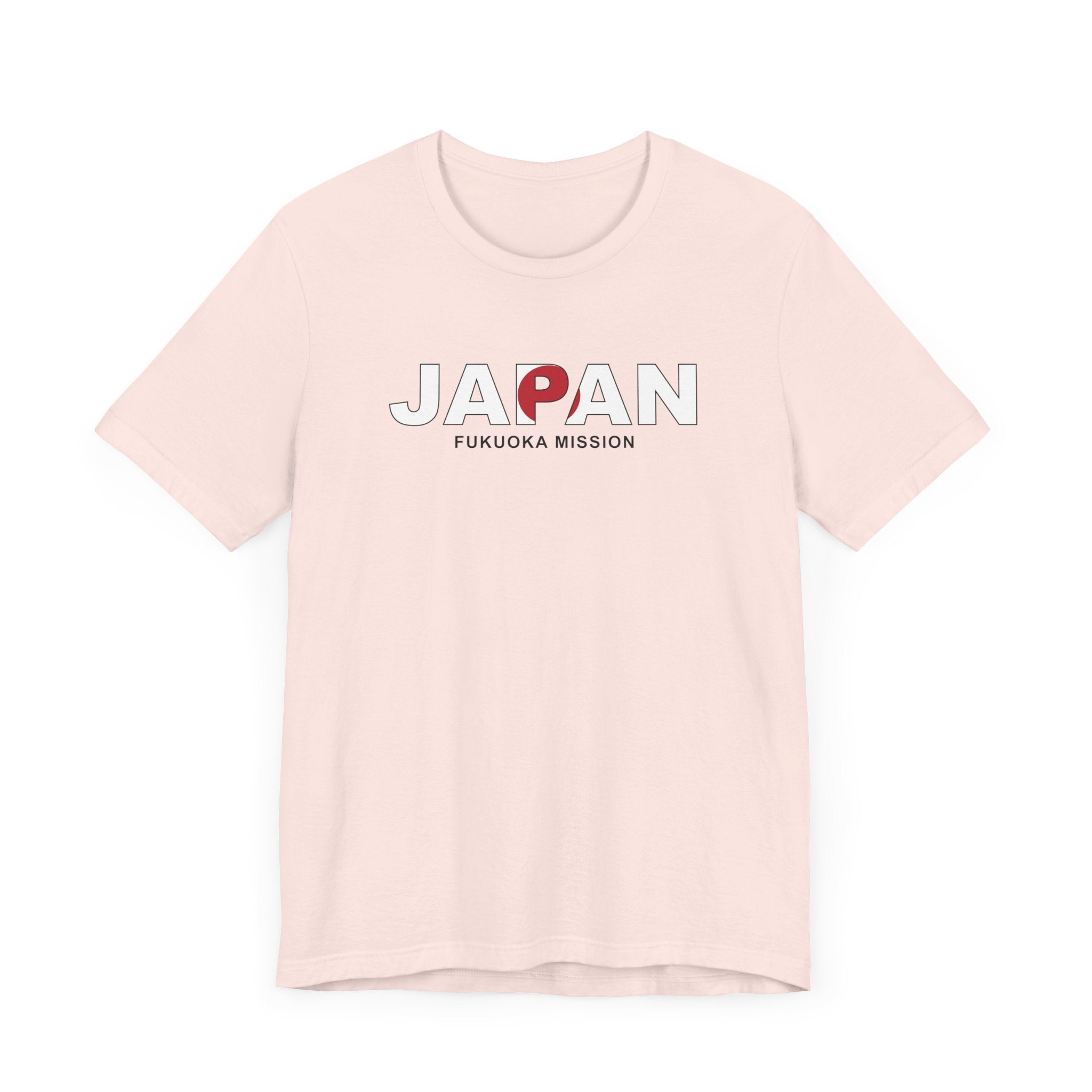 Japan Fukuoka Mission Flag Title T-shirt - Mission Wishlist - LDS Missionary Gift Store