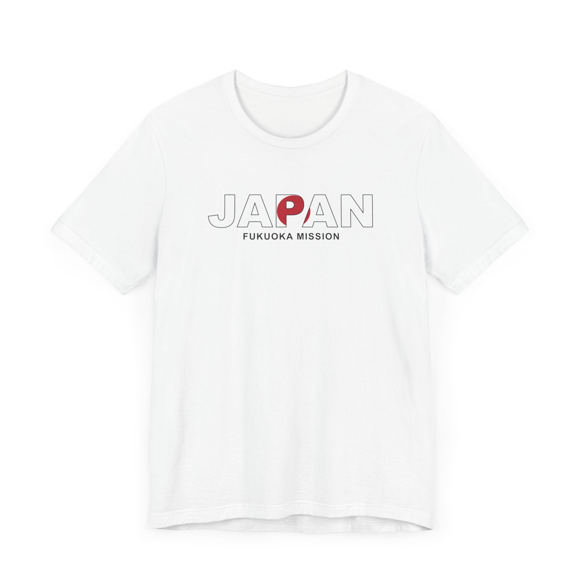 Japan Fukuoka Mission Flag Title T-shirt - Mission Wishlist - LDS Missionary Gift Store
