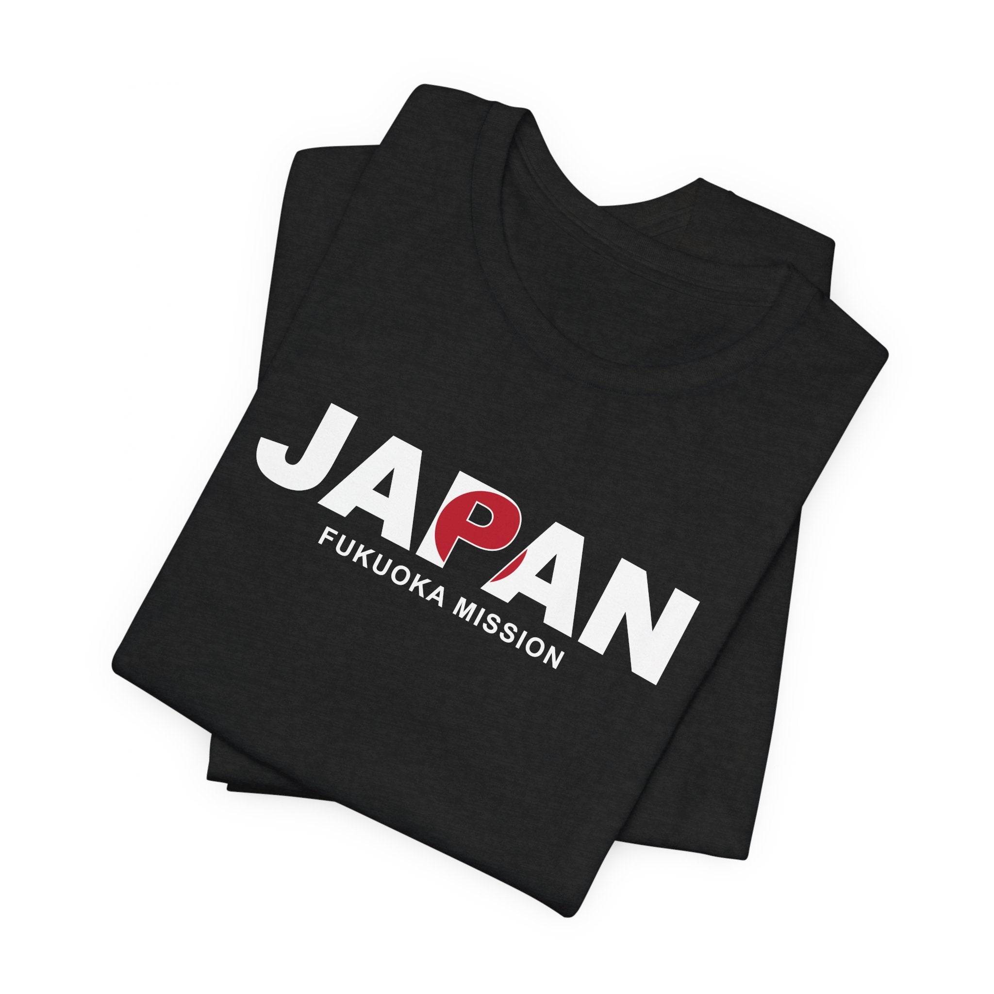 Japan Fukuoka Mission Flag Title T-shirt - Mission Wishlist - LDS Missionary Gift Store