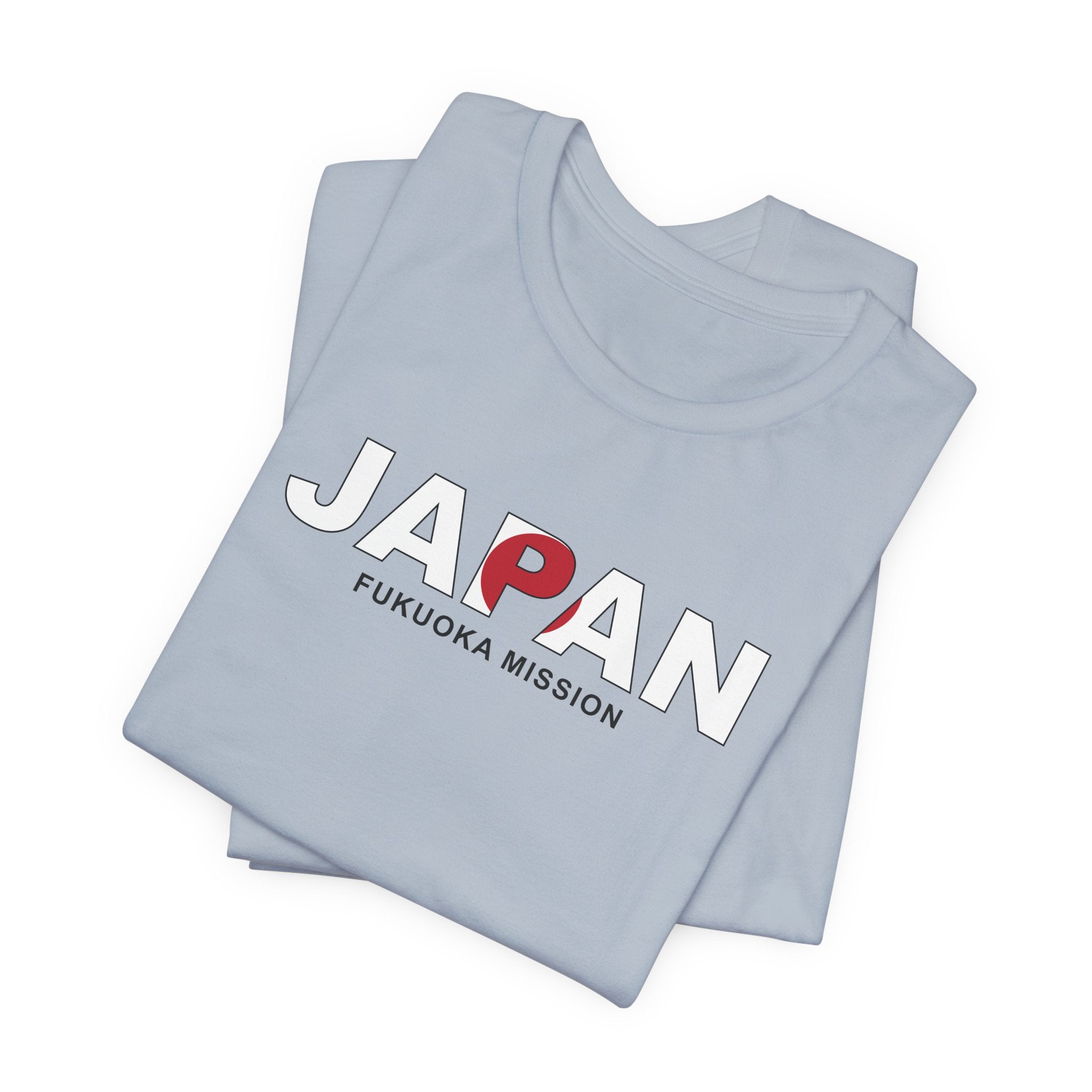 Japan Fukuoka Mission Flag Title T-shirt - Mission Wishlist - LDS Missionary Gift Store