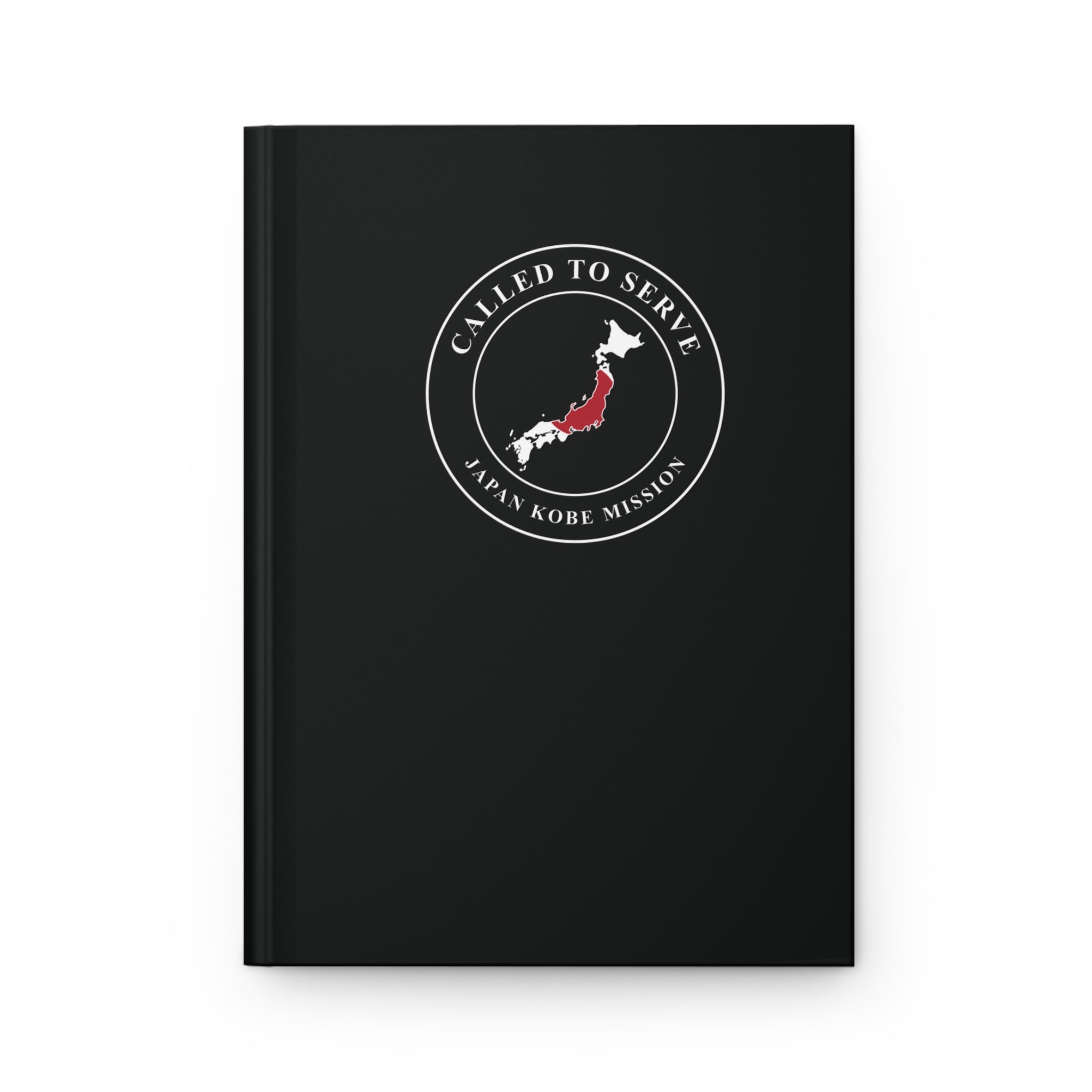 Japan Kobe Mission Flag Map Called to Serve Black Hardcover Journal Matte - Mission Wishlist - LDS Missionary Gift Store