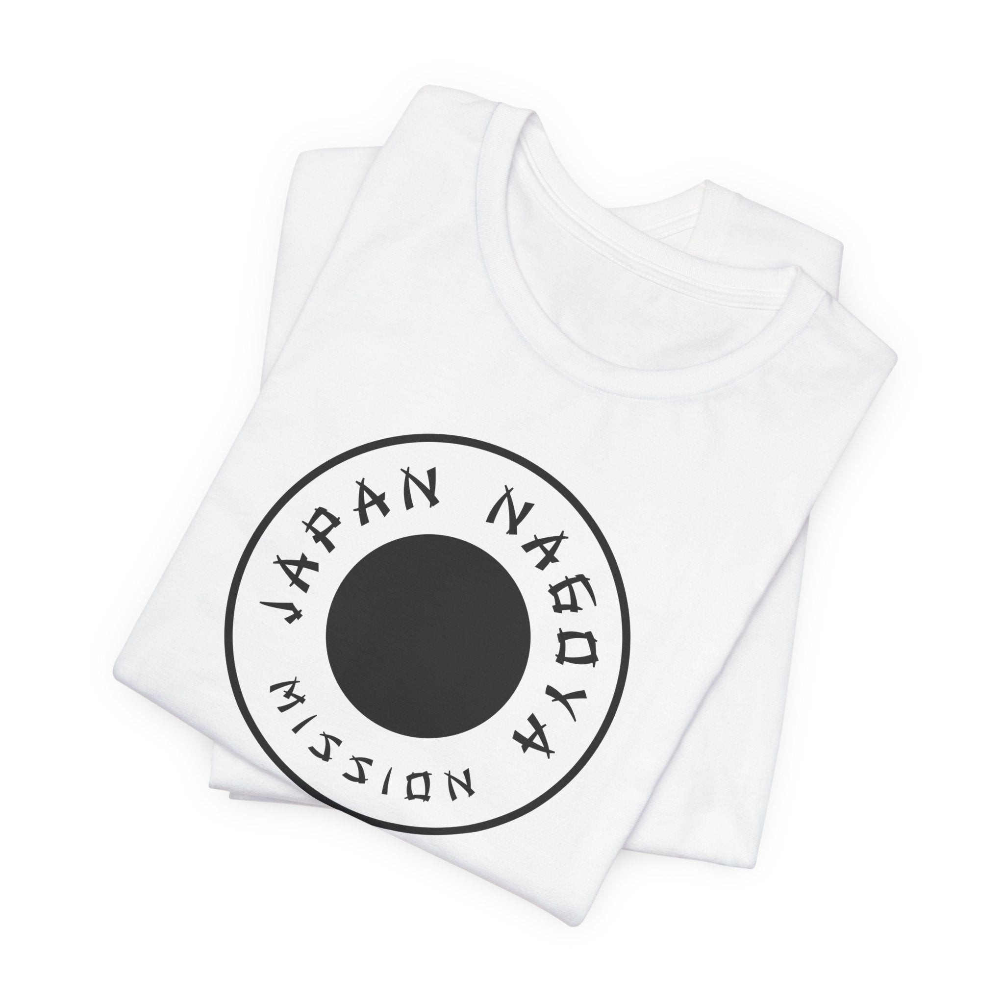 Japan Nagoya Mission Circular Monochrome Logo T-Shirt - Mission Wishlist - LDS Missionary Gift Store