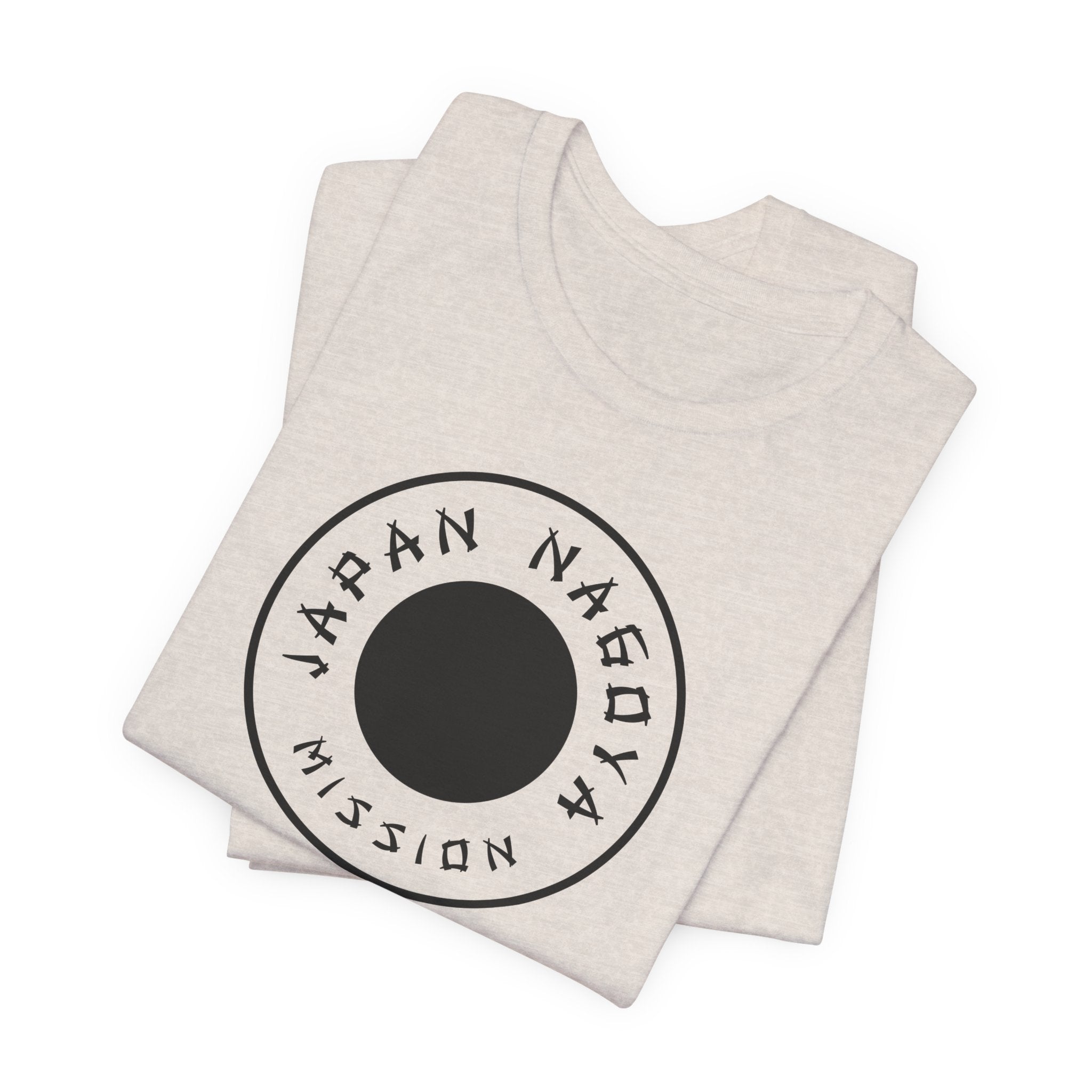 Japan Nagoya Mission Circular Monochrome Logo T-Shirt - Mission Wishlist - LDS Missionary Gift Store