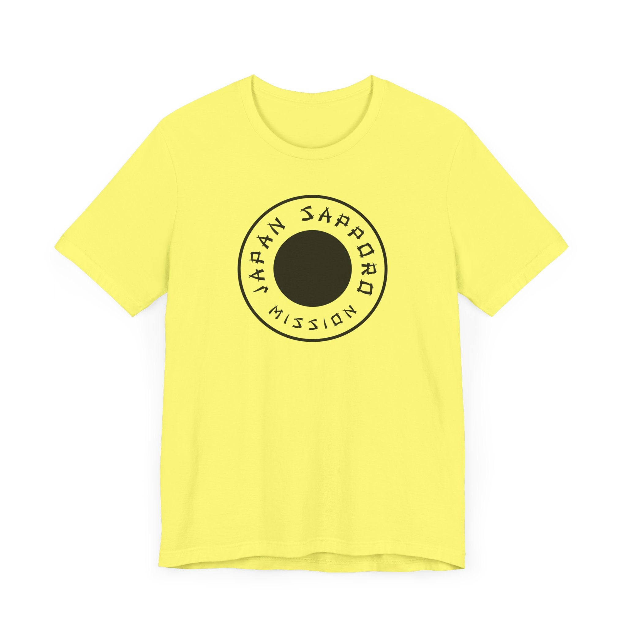 Japan Sapporo Mission Circular Monochrome Logo T-Shirt - Mission Wishlist - LDS Missionary Gift Store