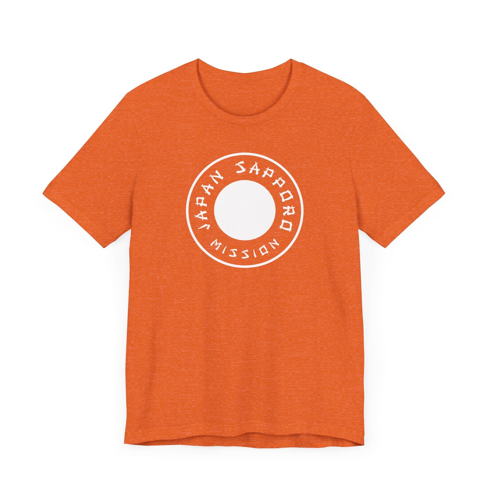 Japan Sapporo Mission Circular Monochrome Logo T-Shirt - Mission Wishlist - LDS Missionary Gift Store