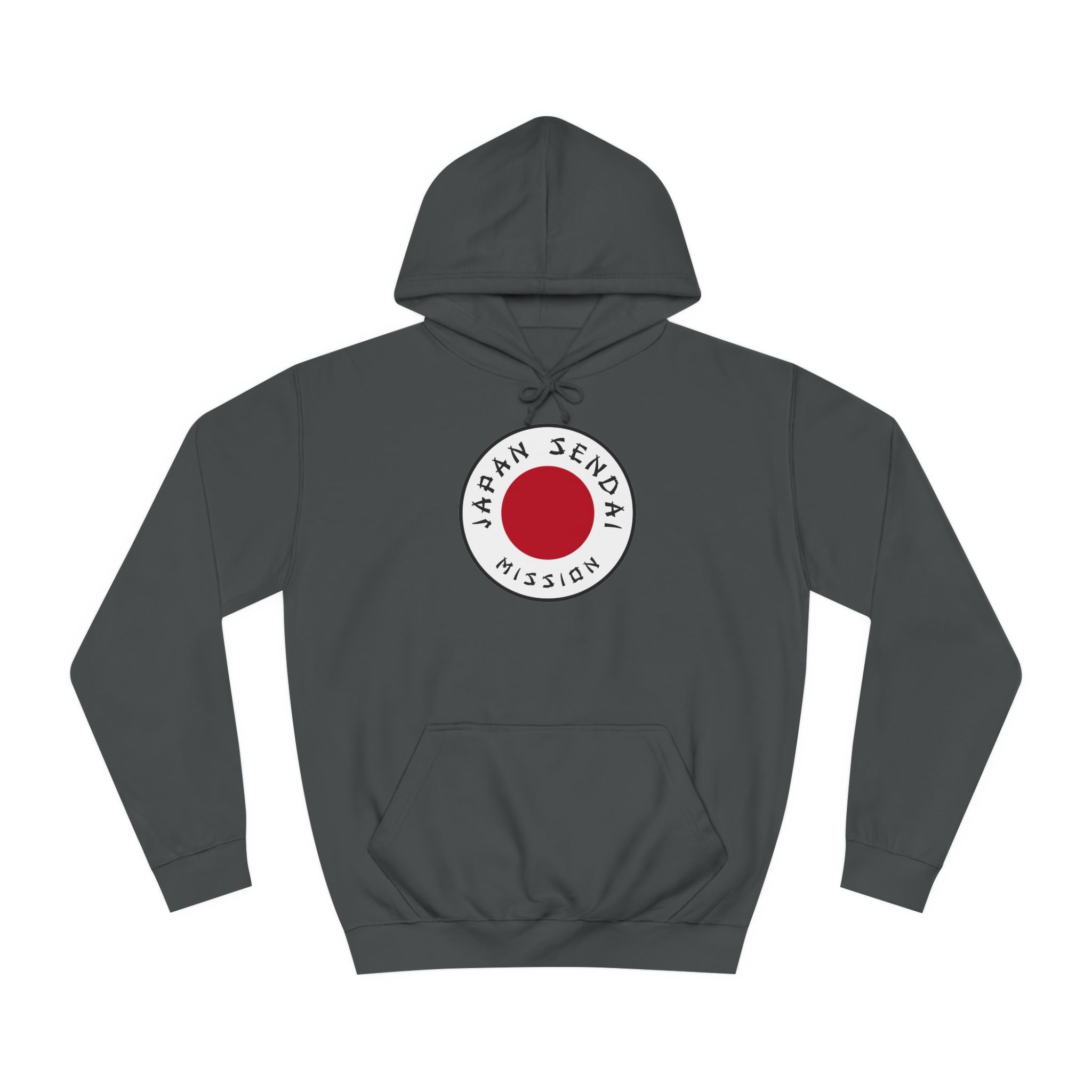 Japan Sendai Mission Flag Logo (White Border) College Hoodie - Mission Wishlist - LDS Missionary Gift Store