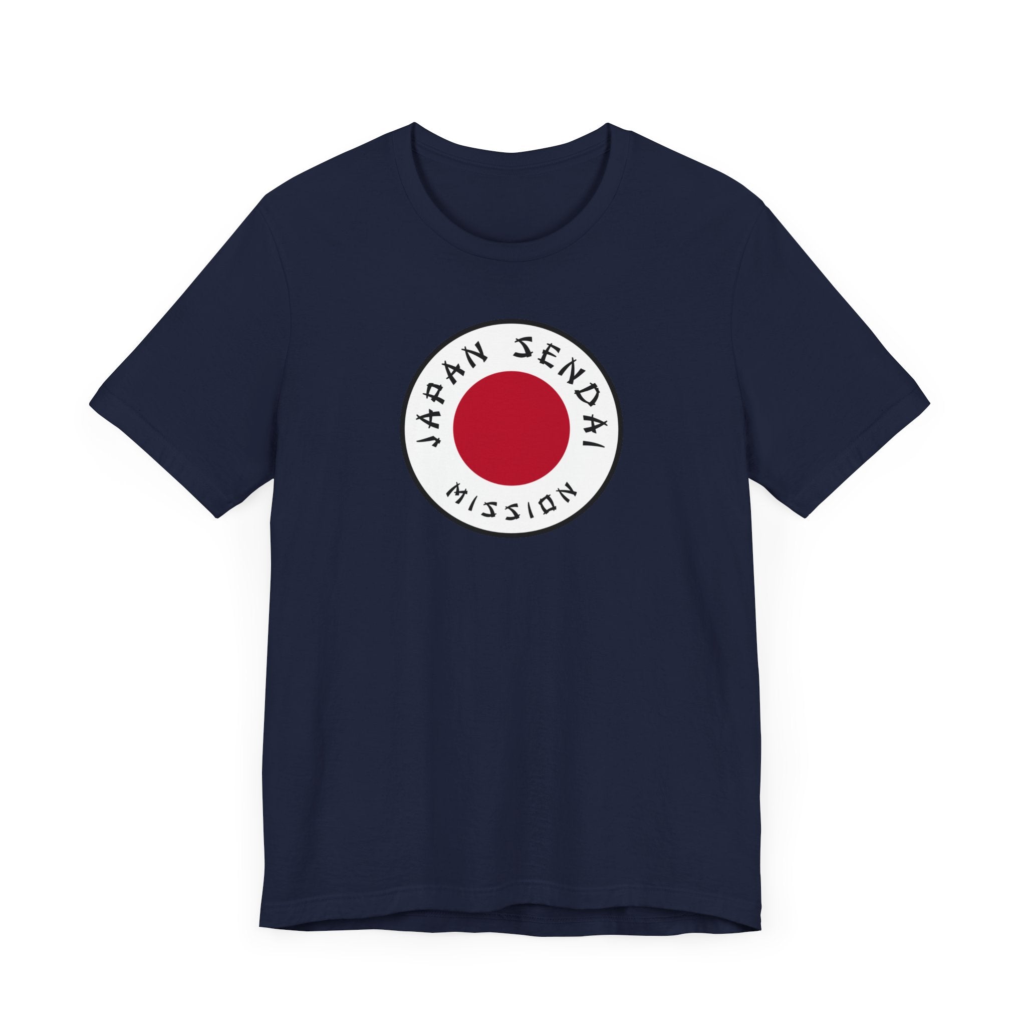 Japan Sendai Mission Flag Logo (White Border) T-shirt - Mission Wishlist - LDS Missionary Gift Store