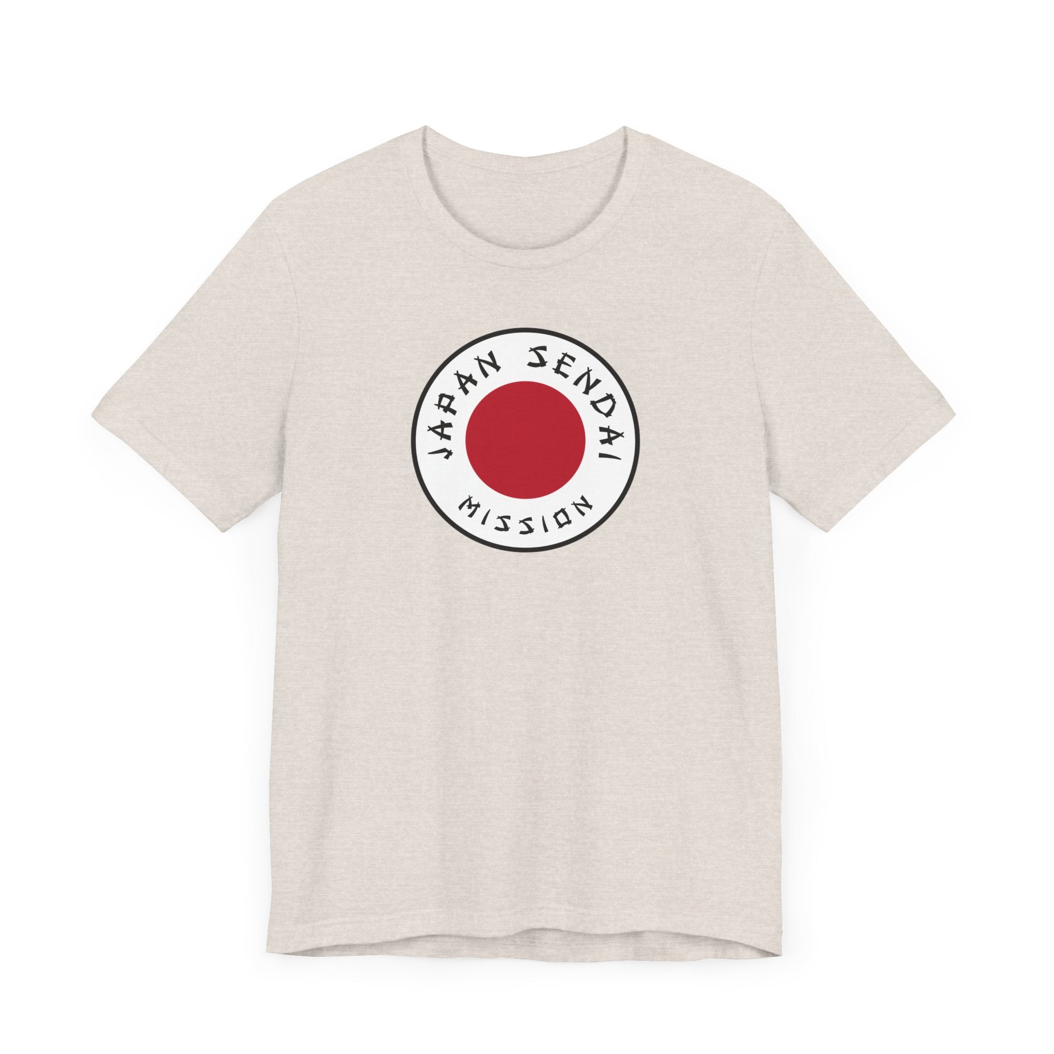 Japan Sendai Mission Flag Logo (White Border) T-shirt - Mission Wishlist - LDS Missionary Gift Store