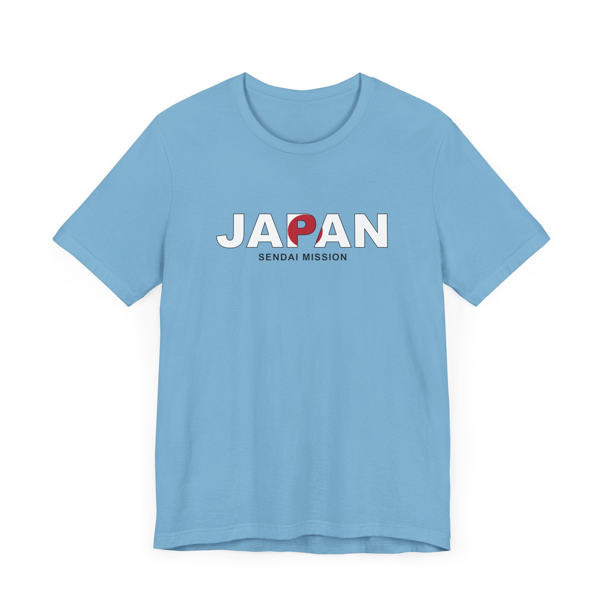 Japan Sendai Mission Flag Title T-shirt - Mission Wishlist - LDS Missionary Gift Store