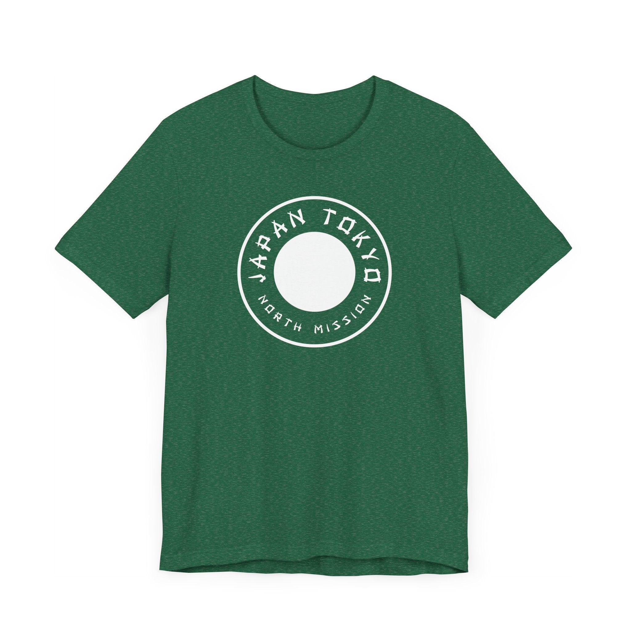 Japan Tokyo North Mission Circular Monochrome Logo T-Shirt - Mission Wishlist - LDS Missionary Gift Store