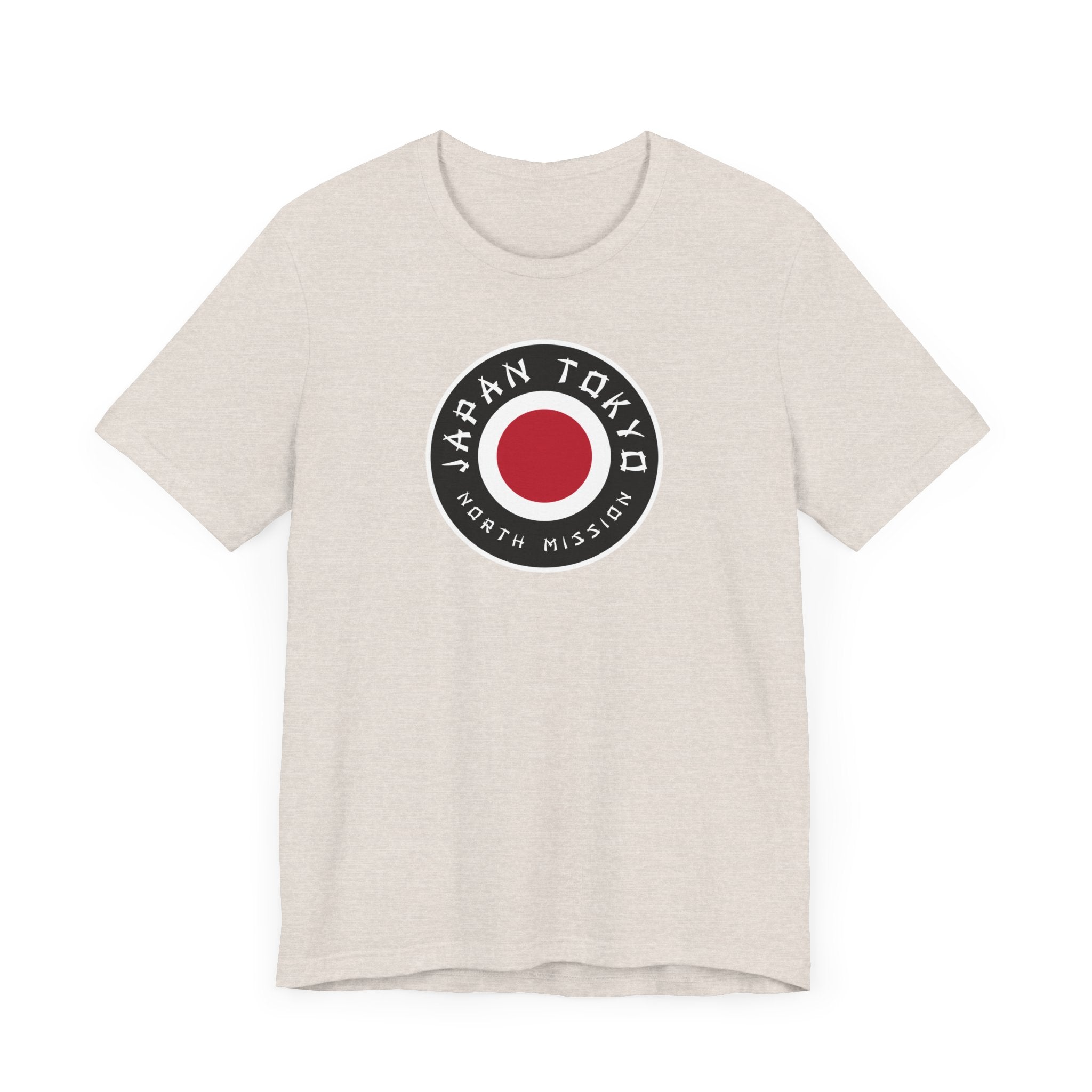 Japan Tokyo North Mission Flag Logo (Black Border) T-shirt - Mission Wishlist - LDS Missionary Gift Store