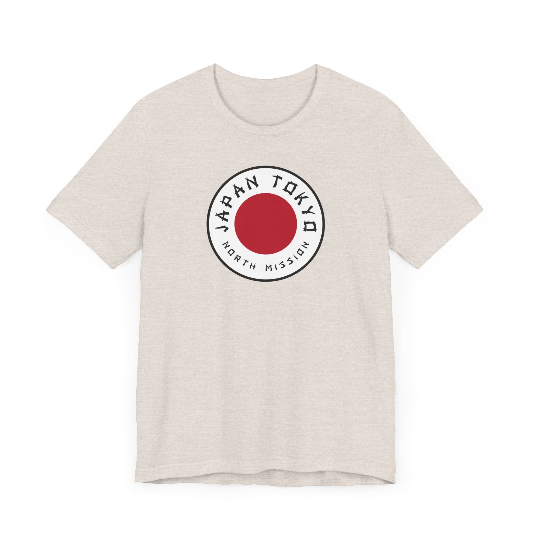 Japan Tokyo North Mission Flag Logo (White Border) T-shirt - Latter-Day Saint LDS Missionary Gift - Book of Mormon