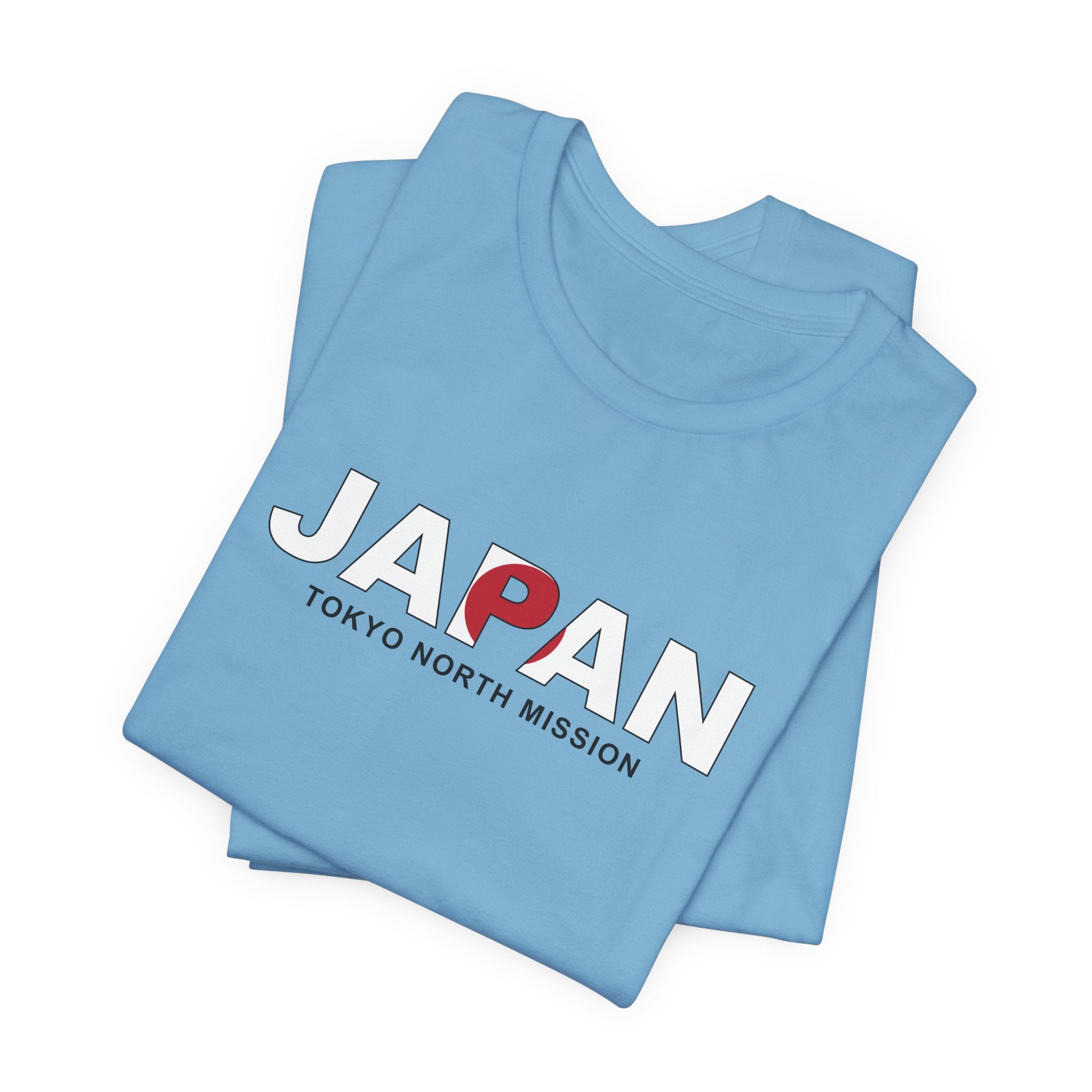 Japan Tokyo North Mission Flag Title T-shirt - Latter-Day Saint LDS Missionary Gift - Book of Mormon