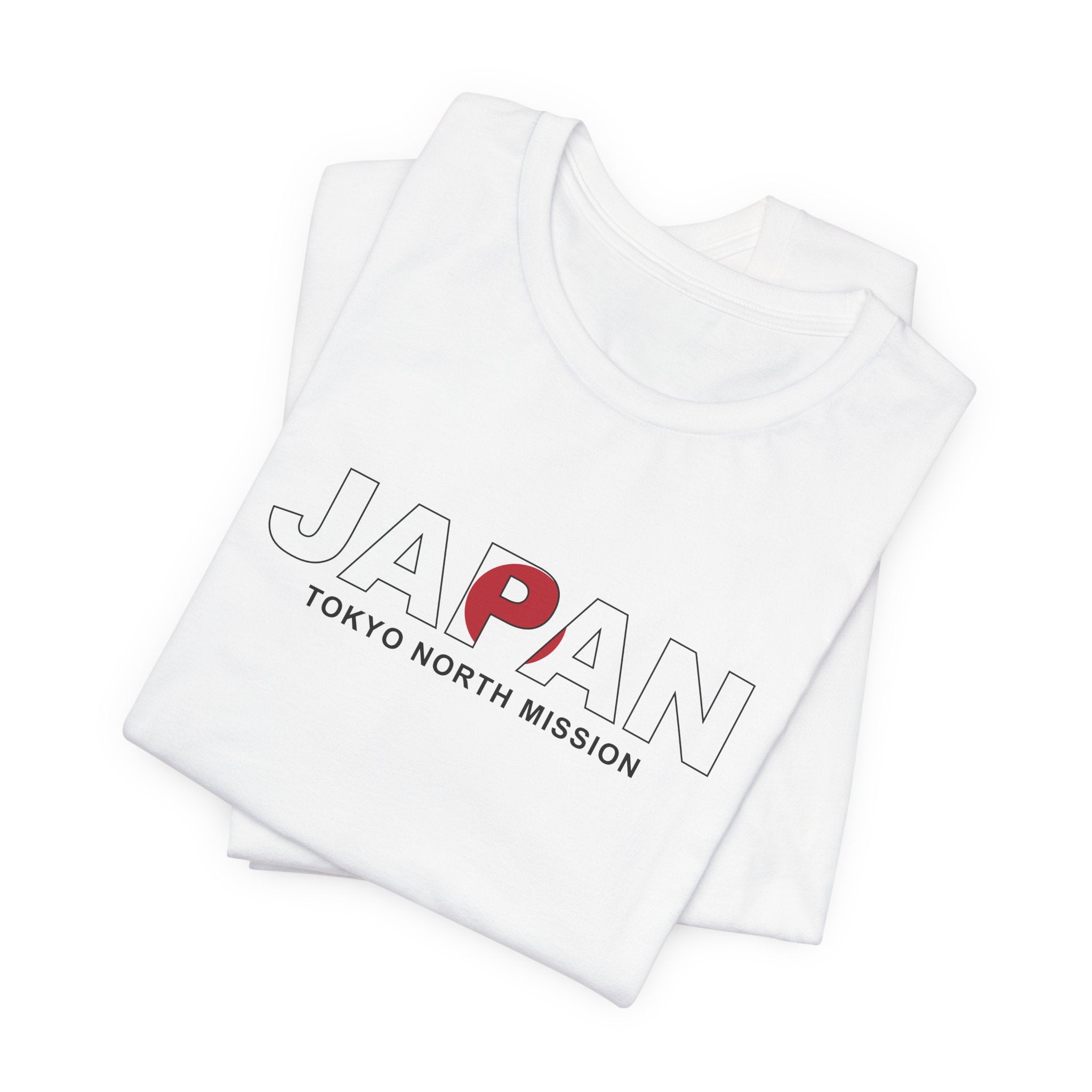 Japan Tokyo North Mission Flag Title T-shirt - Latter-Day Saint LDS Missionary Gift - Book of Mormon
