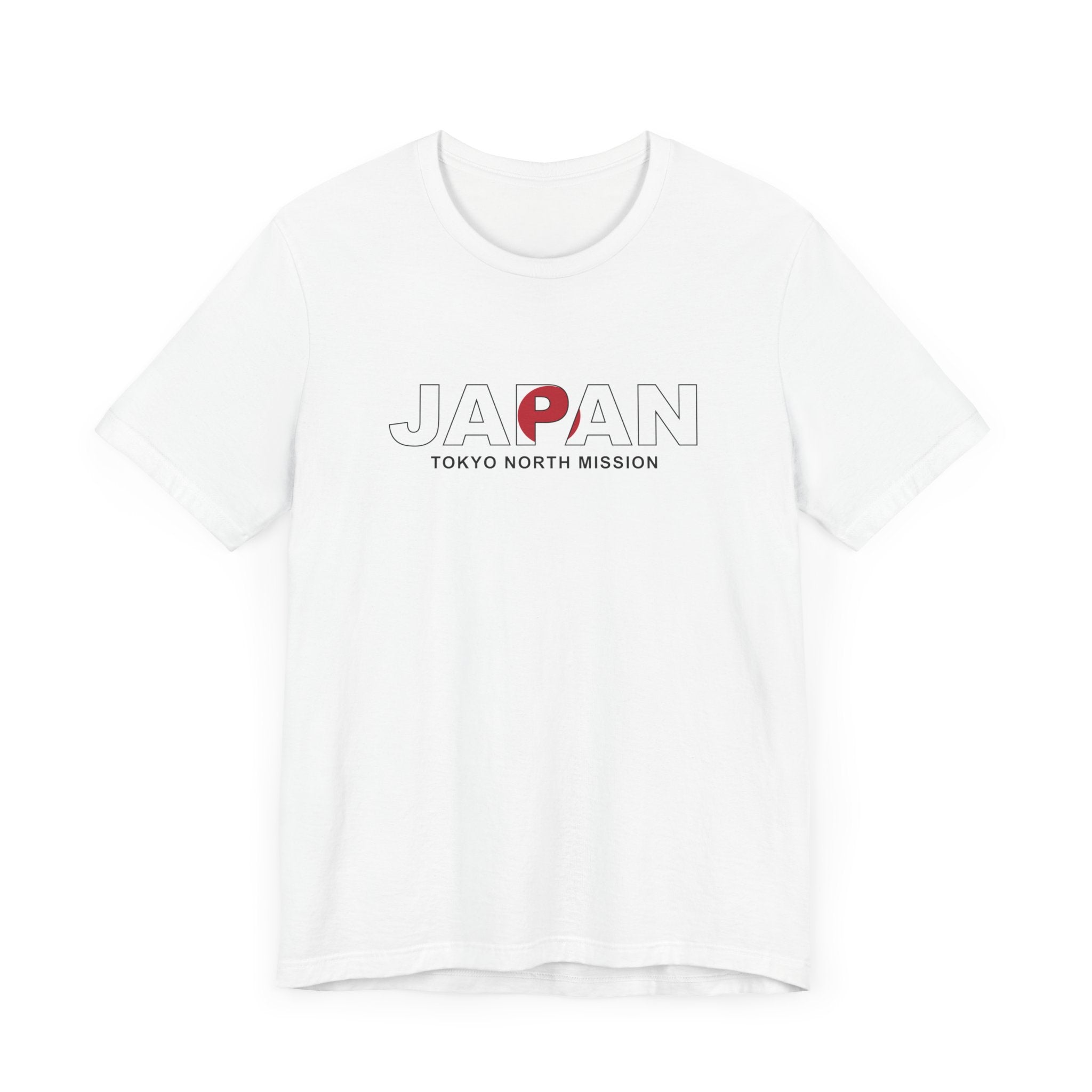 Japan Tokyo North Mission Flag Title T-shirt - Latter-Day Saint LDS Missionary Gift - Book of Mormon
