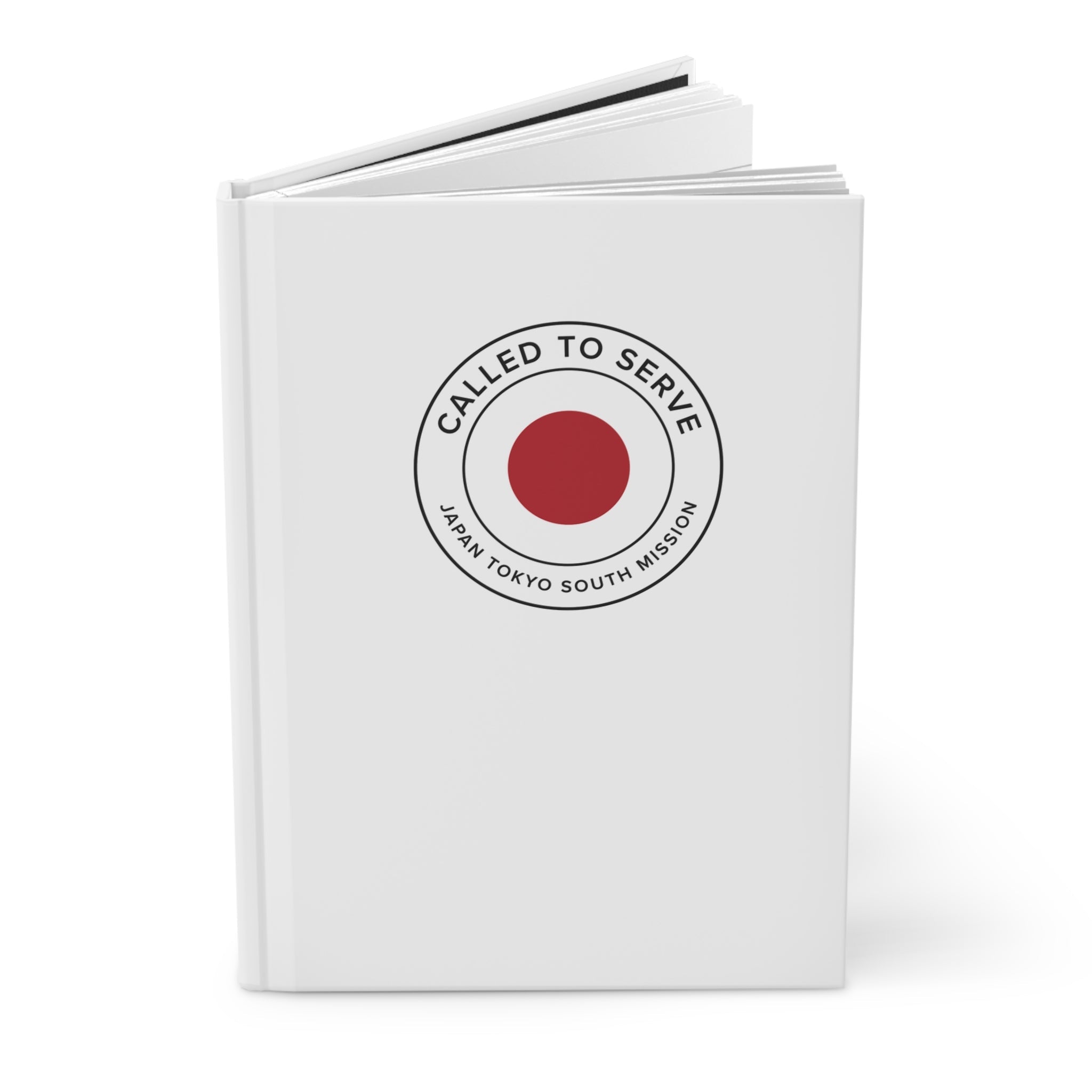 Japan Tokyo South Mission Circle Flag Called to Serve White Hardcover Journal Matte - Mission Wishlist - LDS Missionary Gift Store