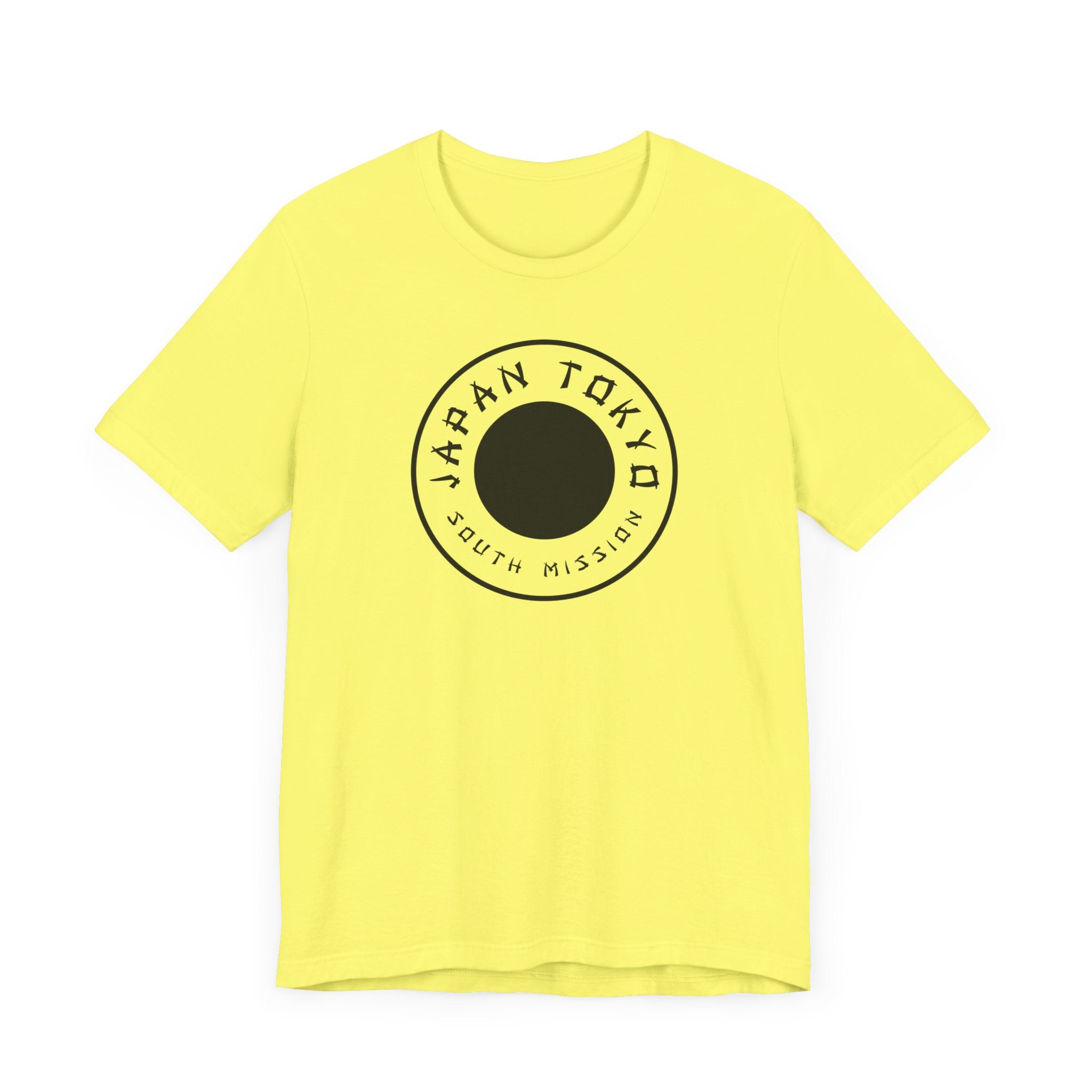 Japan Tokyo South Mission Circular Monochrome Logo T-Shirt - Mission Wishlist - LDS Missionary Gift Store