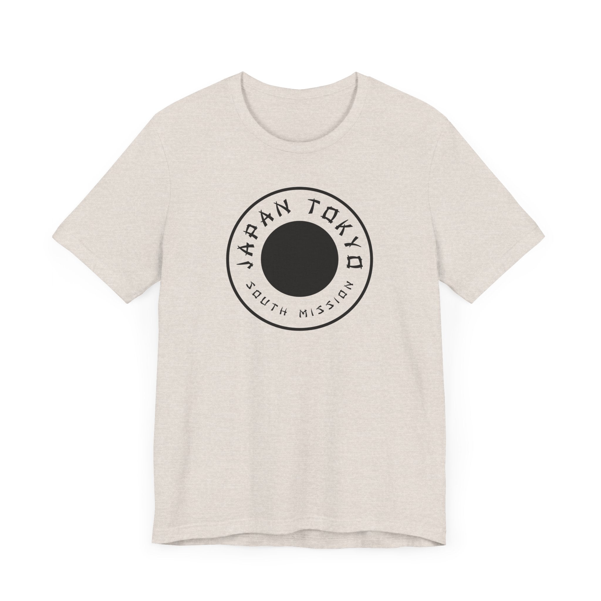 Japan Tokyo South Mission Circular Monochrome Logo T-Shirt - Mission Wishlist - LDS Missionary Gift Store