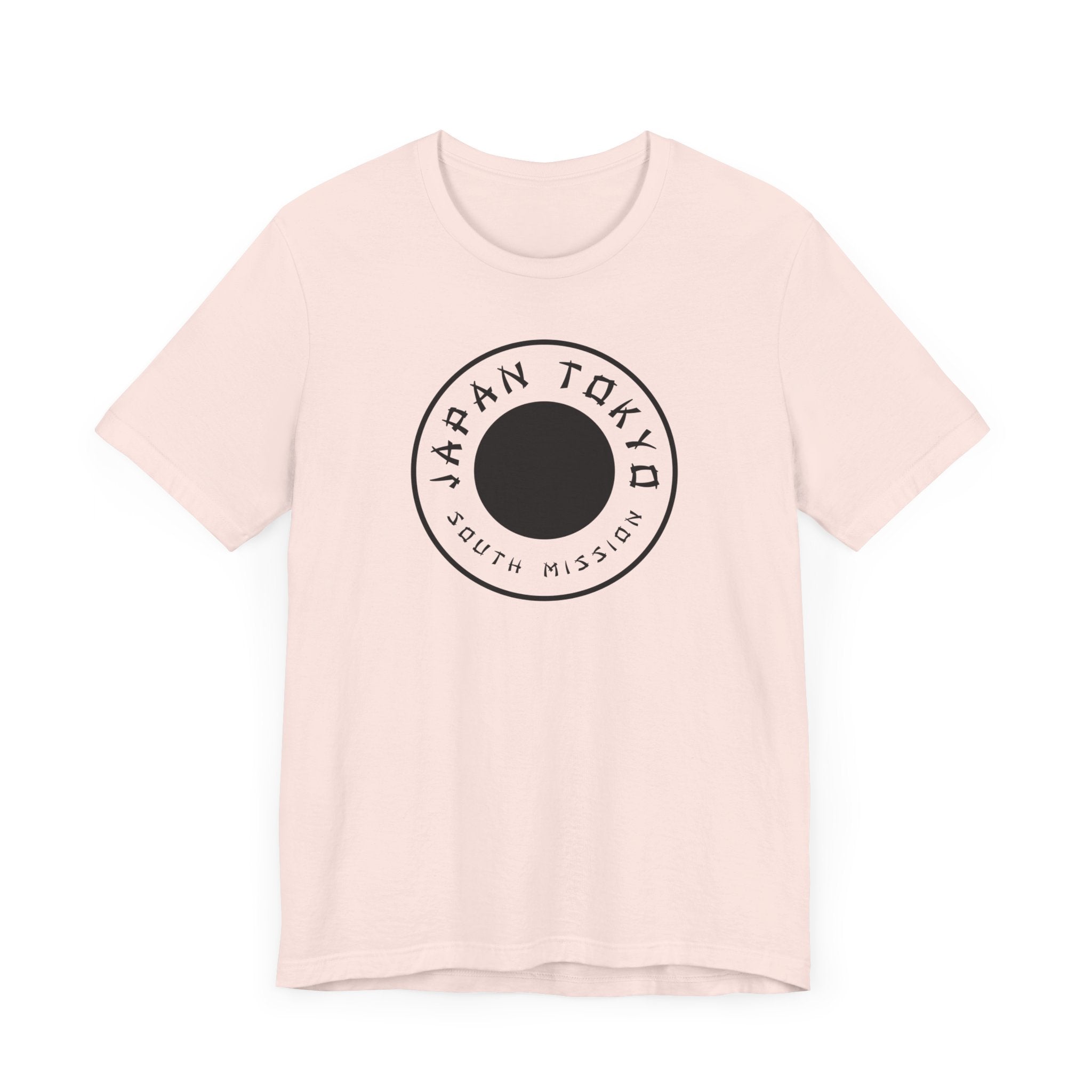 Japan Tokyo South Mission Circular Monochrome Logo T-Shirt - Mission Wishlist - LDS Missionary Gift Store