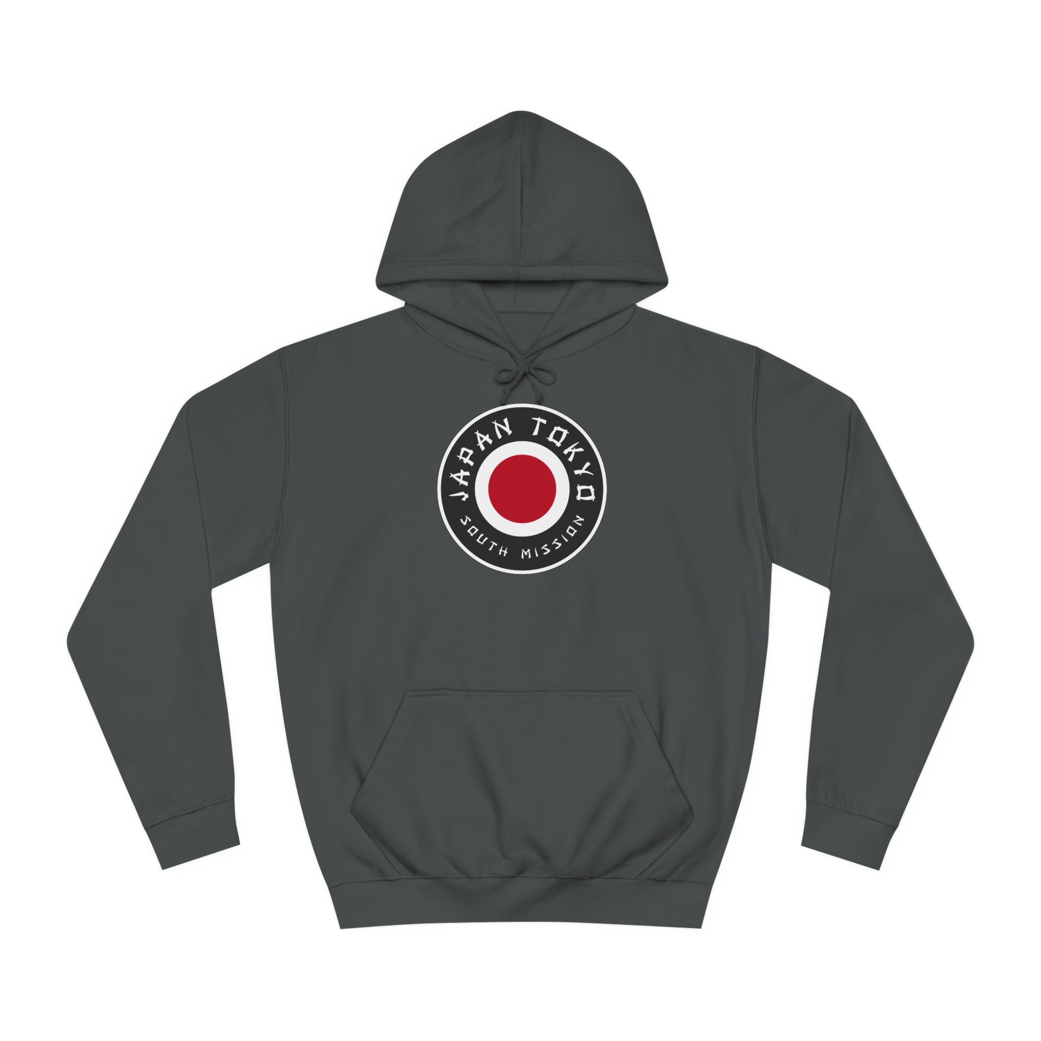 Japan Tokyo South Mission Flag Logo (Black Border) College Hoodie - Mission Wishlist - LDS Missionary Gift Store