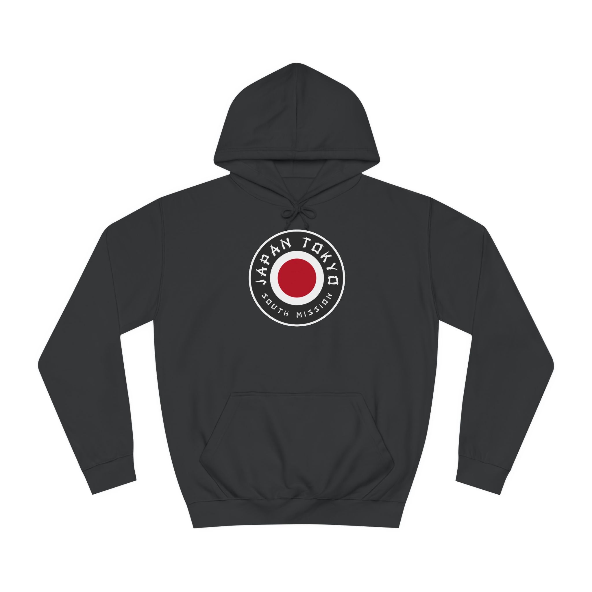 Japan Tokyo South Mission Flag Logo (Black Border) College Hoodie - Mission Wishlist - LDS Missionary Gift Store