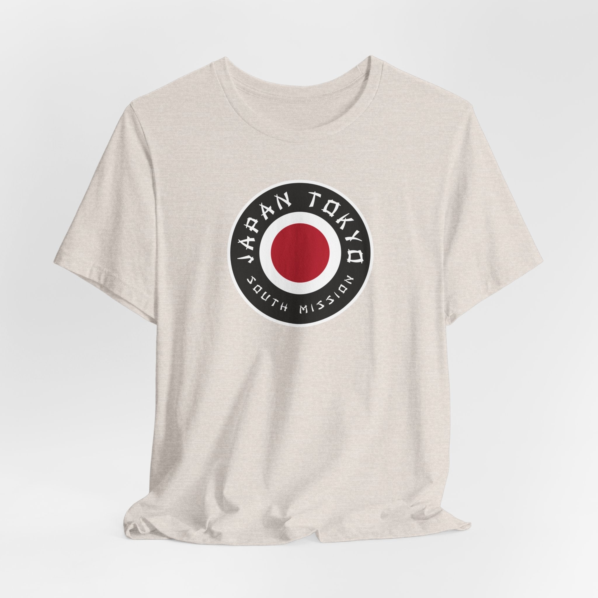 Japan Tokyo South Mission Flag Logo (Black Border) T-shirt - Mission Wishlist - LDS Missionary Gift Store