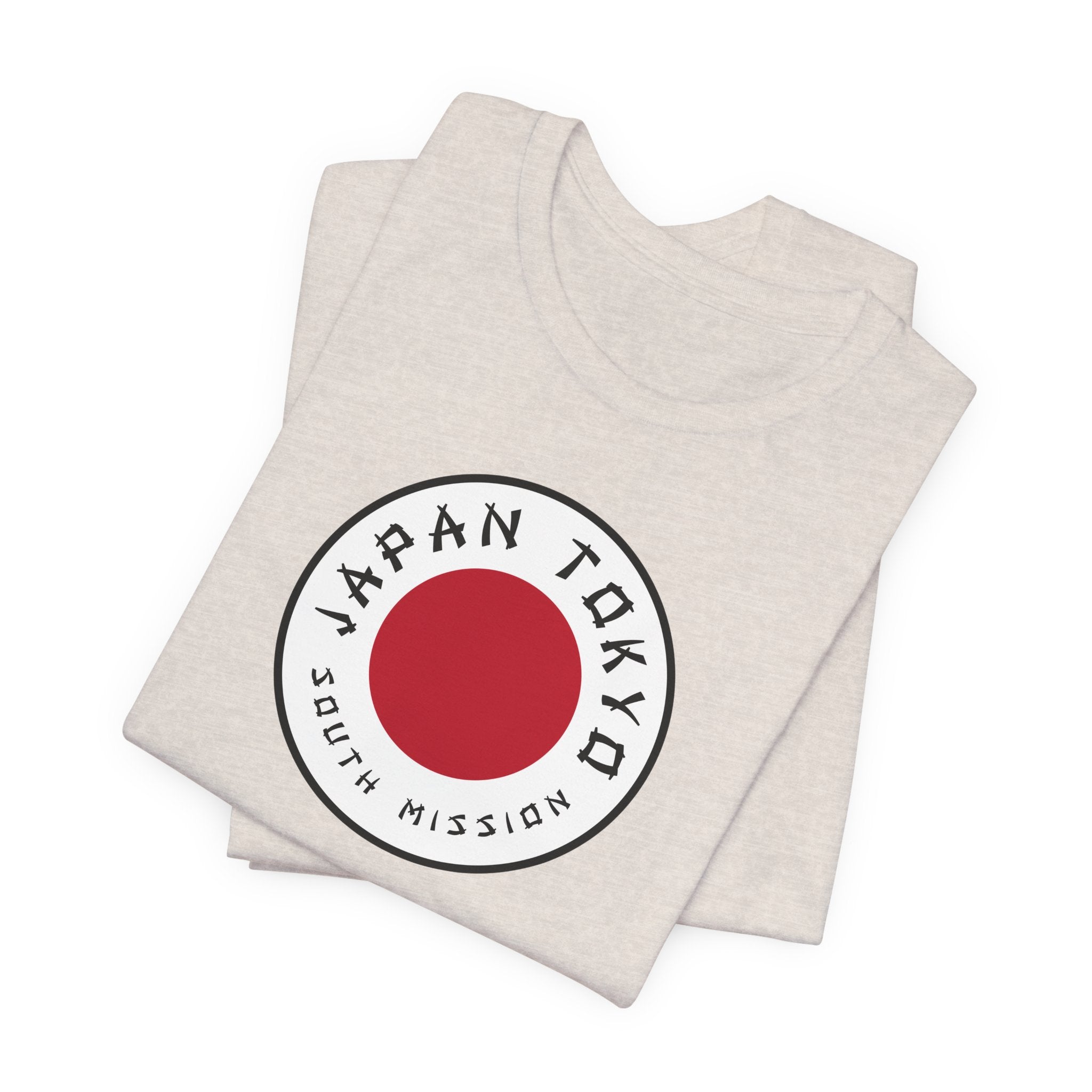 Japan Tokyo South Mission Flag Logo (White Border) T-shirt - Mission Wishlist - LDS Missionary Gift Store