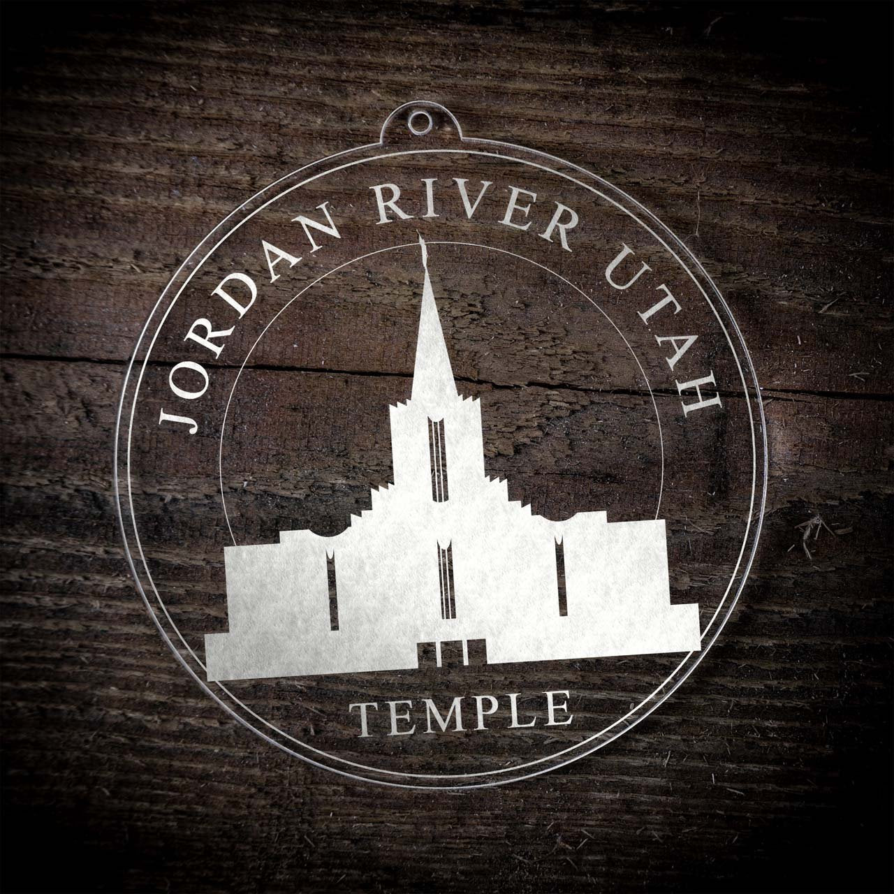 Jordan River Utah Temple Christmas Ornament - Latter-Day Saint LDS Missionary Gift - Book of Mormon