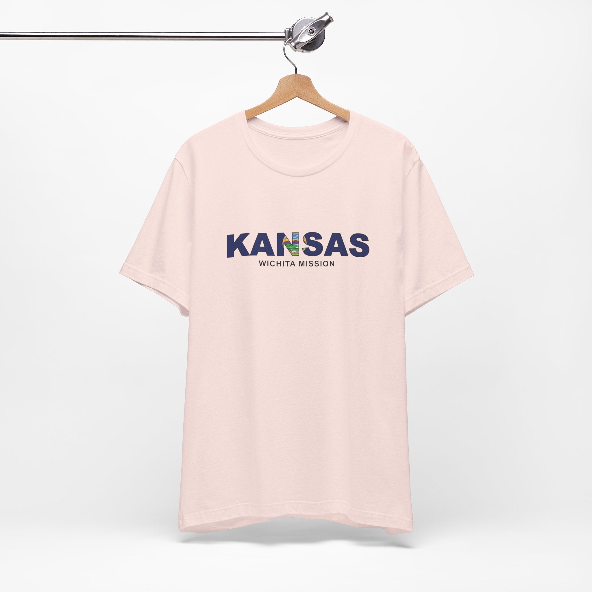 Kansas Wichita Mission Flag Title T-shirt - Mission Wishlist - LDS Missionary Gift Store