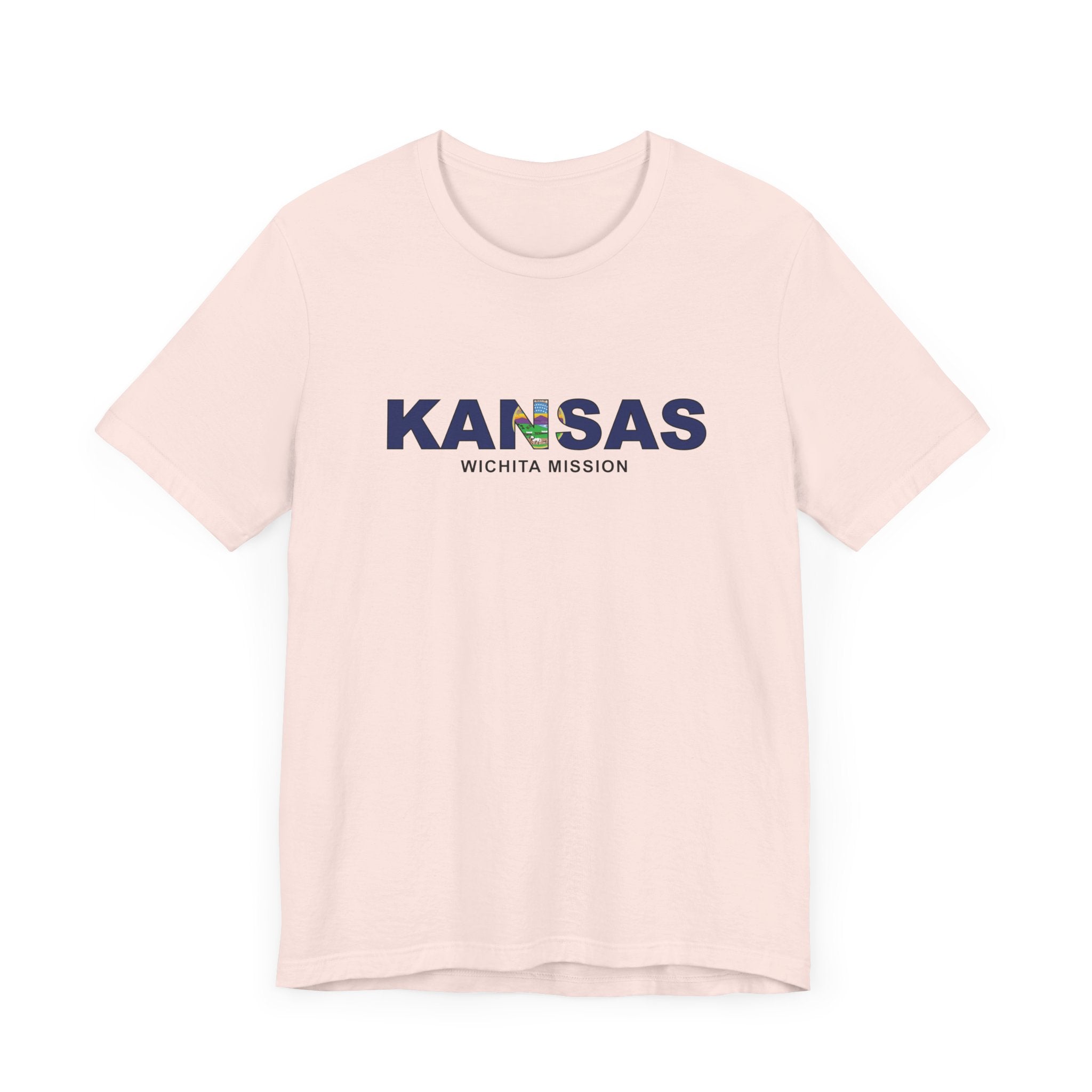 Kansas Wichita Mission Flag Title T-shirt - Mission Wishlist - LDS Missionary Gift Store